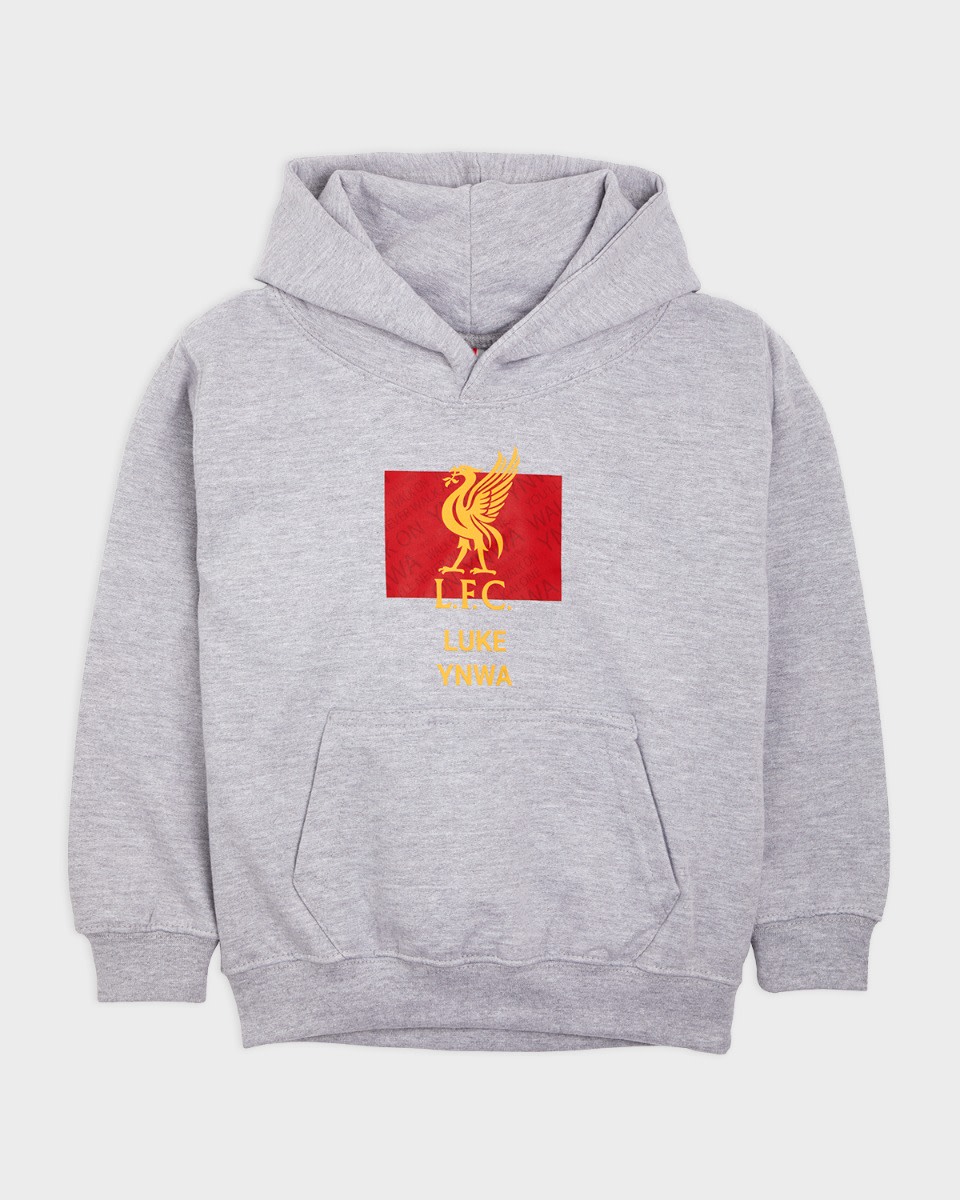 LFC Junior Liverbird 个性化灰色卫衣 - Image 2