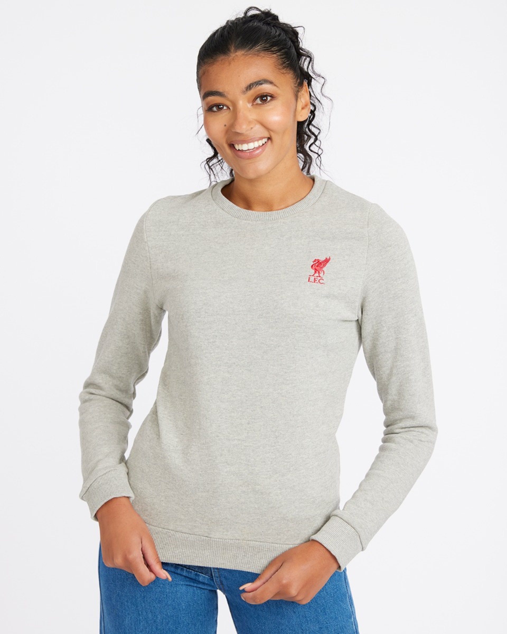 LFC Sweatshirt med rund hals til kvinder Grå - Image 1