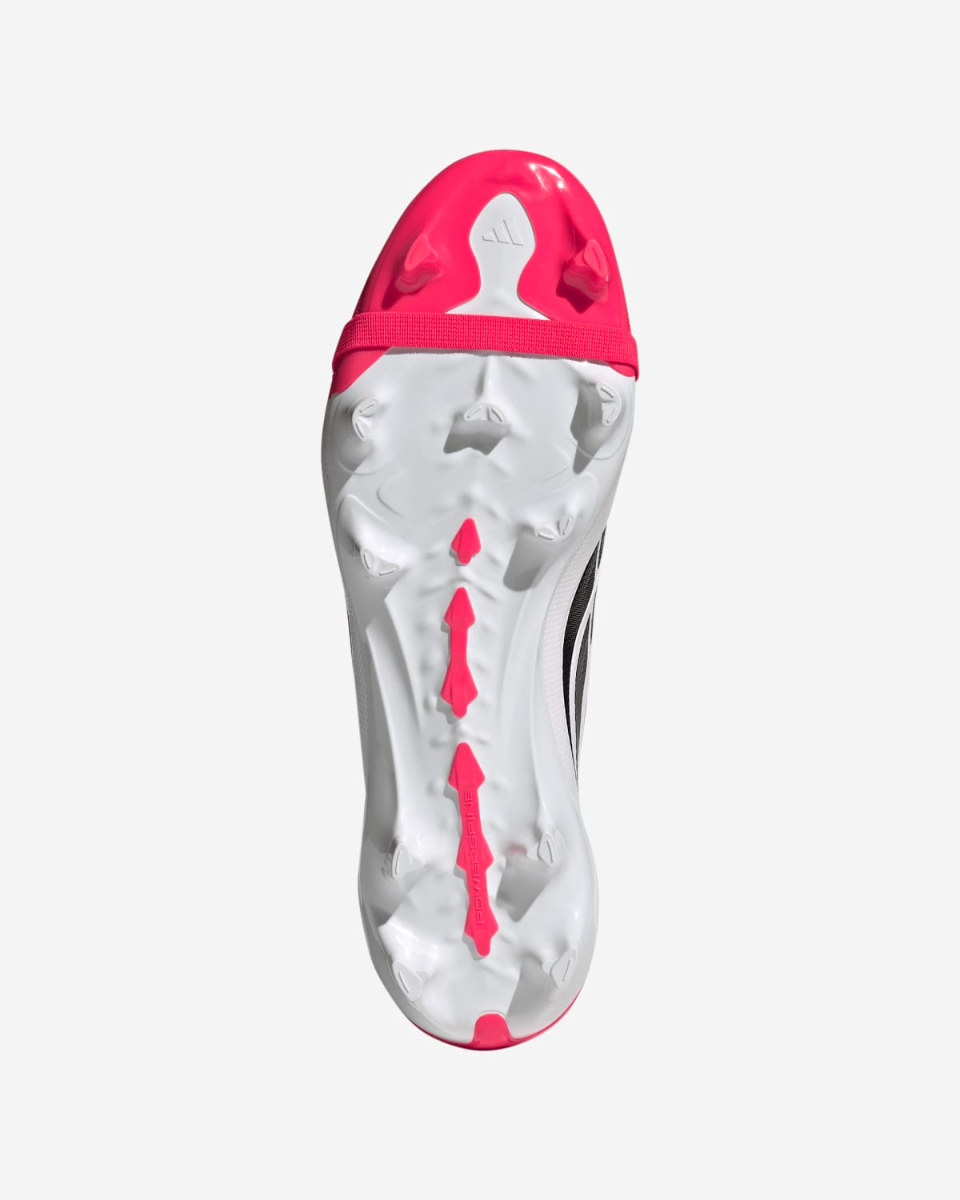 adidas Adults Predator League Fold-Over Tongue Fast Ground Fotbollsskor Lucid Red/Core Svart/Molnvit - Image 4
