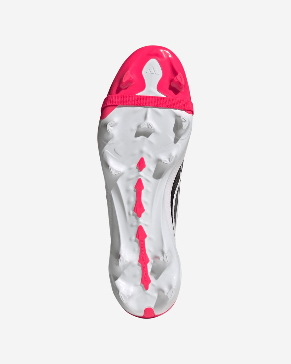 adidas Adults Predator League Fold-Over Tongue Fast Ground Fotbollsskor Lucid Red/Core Svart/Molnvit - Image 4