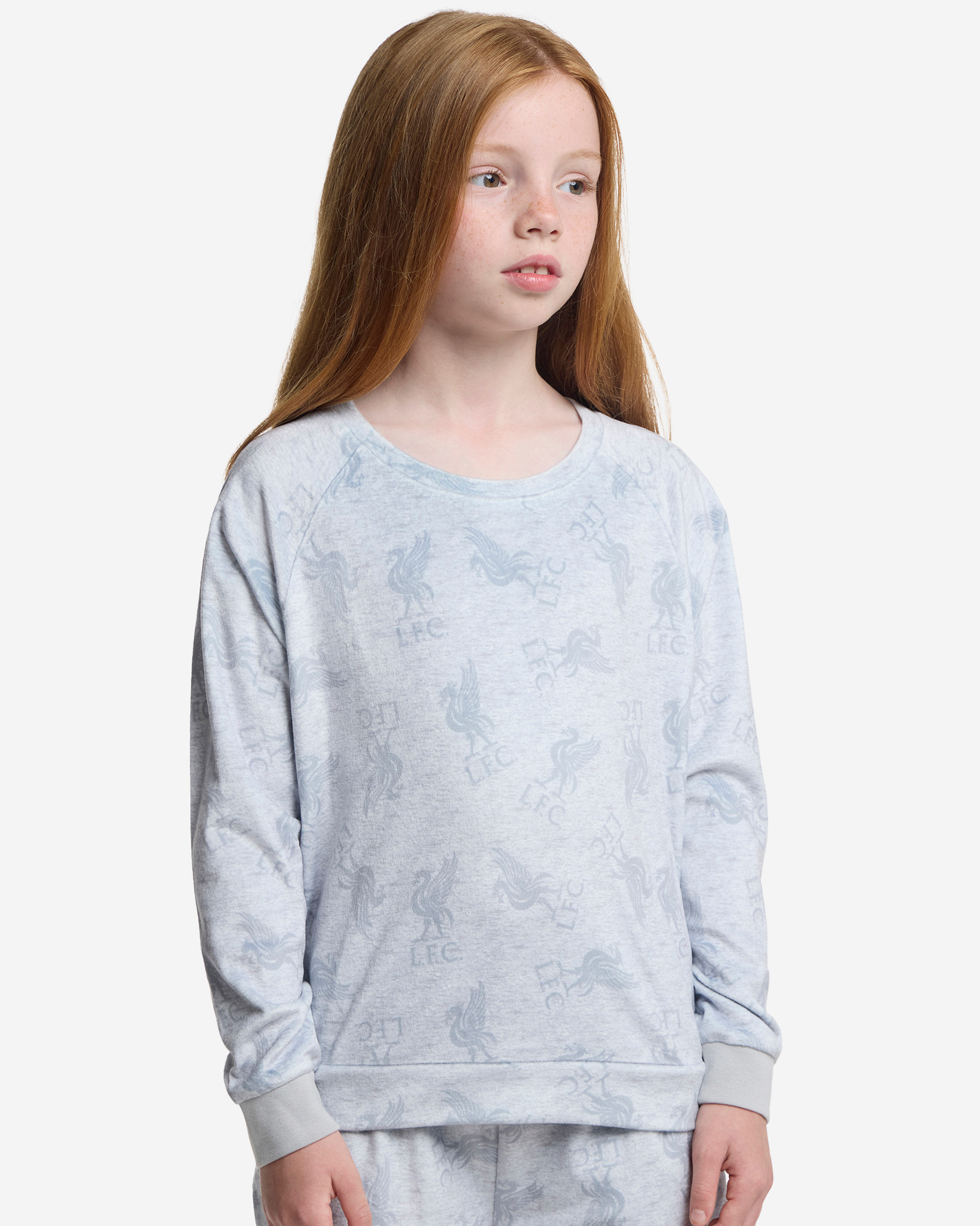 LFC Infant Girls Fleece Lounge Set Grey - Image 3