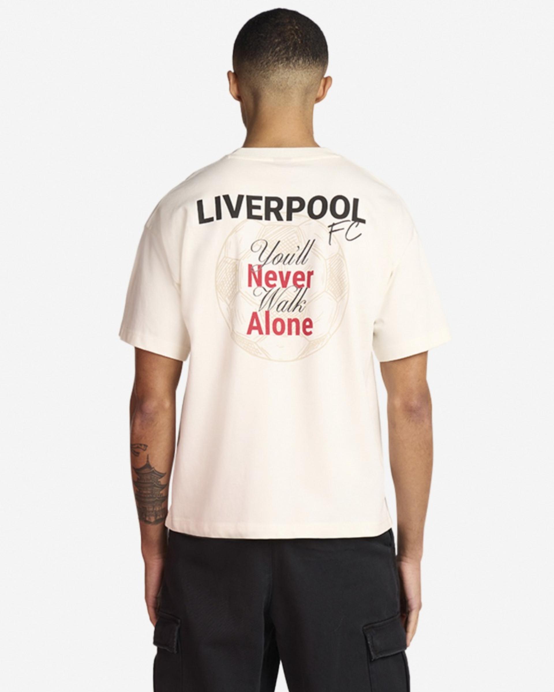 LFC Herre Oversized YNWA Tee Ecru - Image 1
