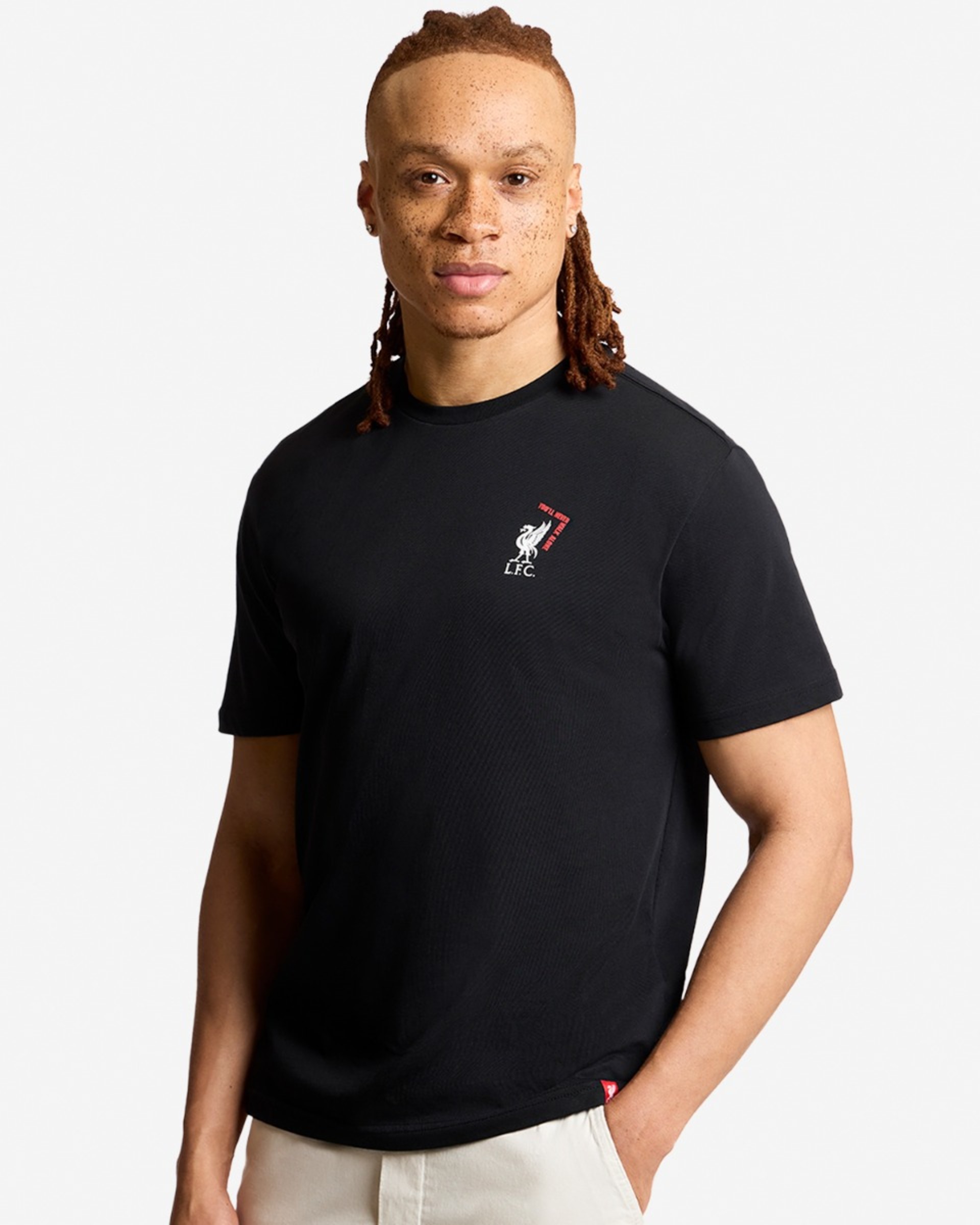 LFC Up The Reds Herren-T-Shirt Schwarz - Image 2