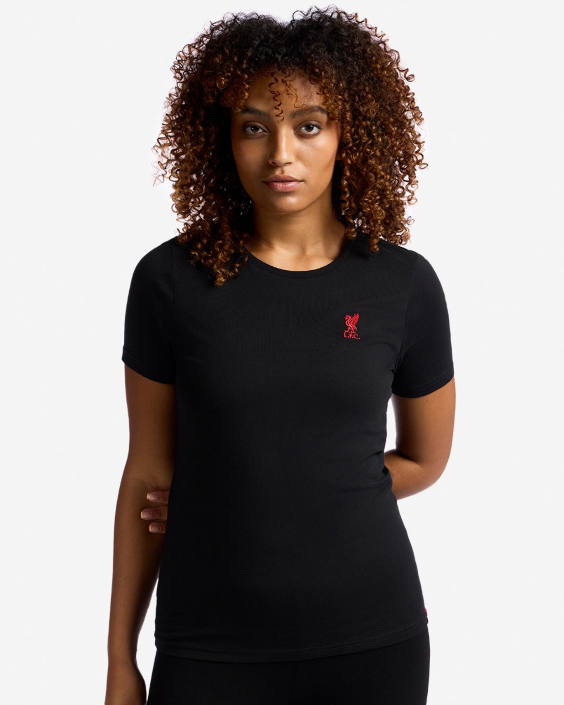 LFC Liverbird T-shirt til kvinder Sort - Image 4