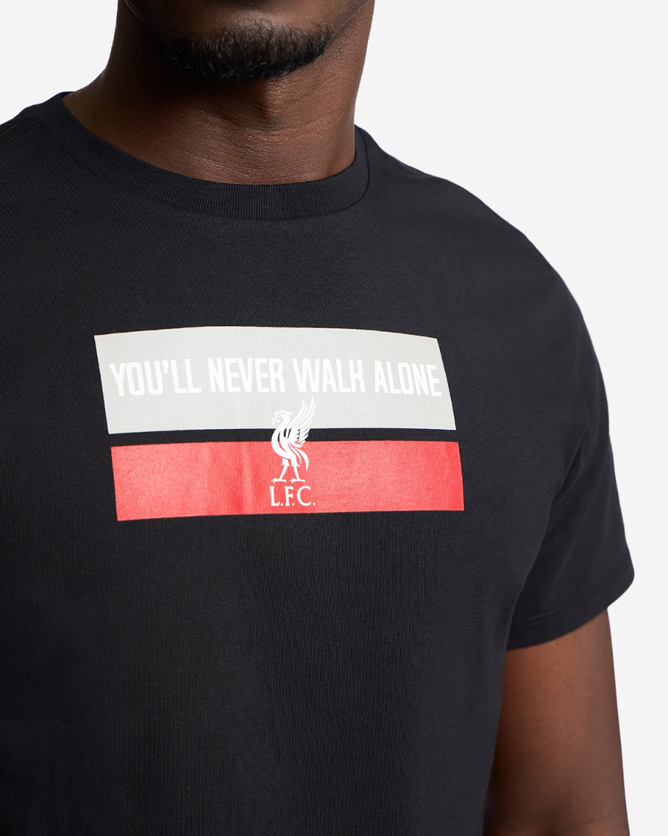 LFC Mens YNWA Block Tee Black - Image 4