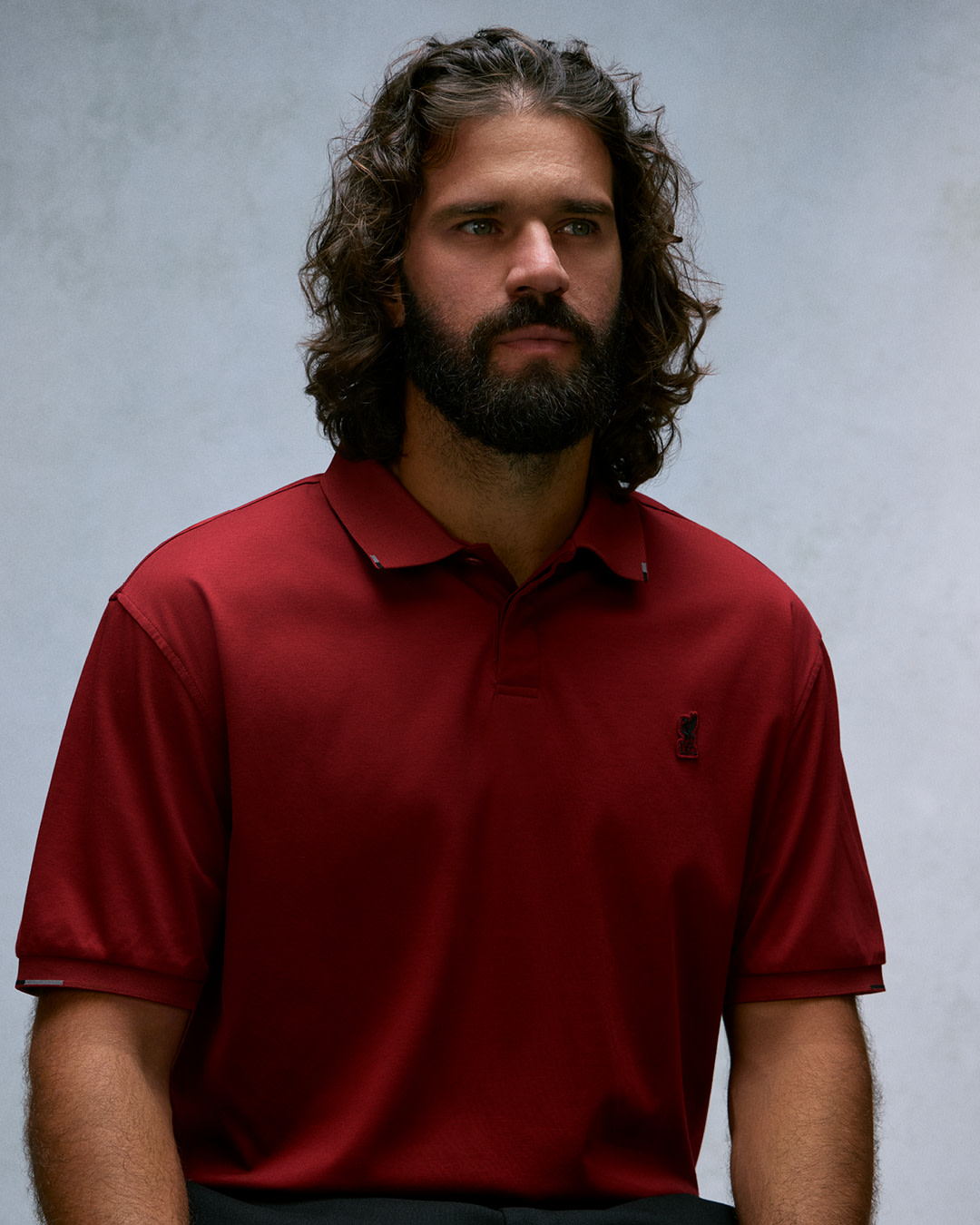 LFC Firma Mens Tipped Polo Red - Image 1