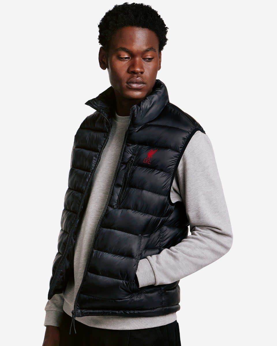 LFC Mens Padded Gilet Black - Image 1