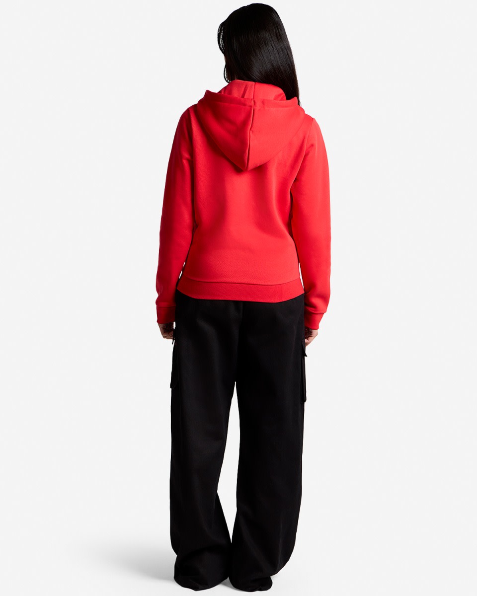 LFC Kapuzenpulli mit durchgehendem Reißverschluss für Damen, Rot - Image 4