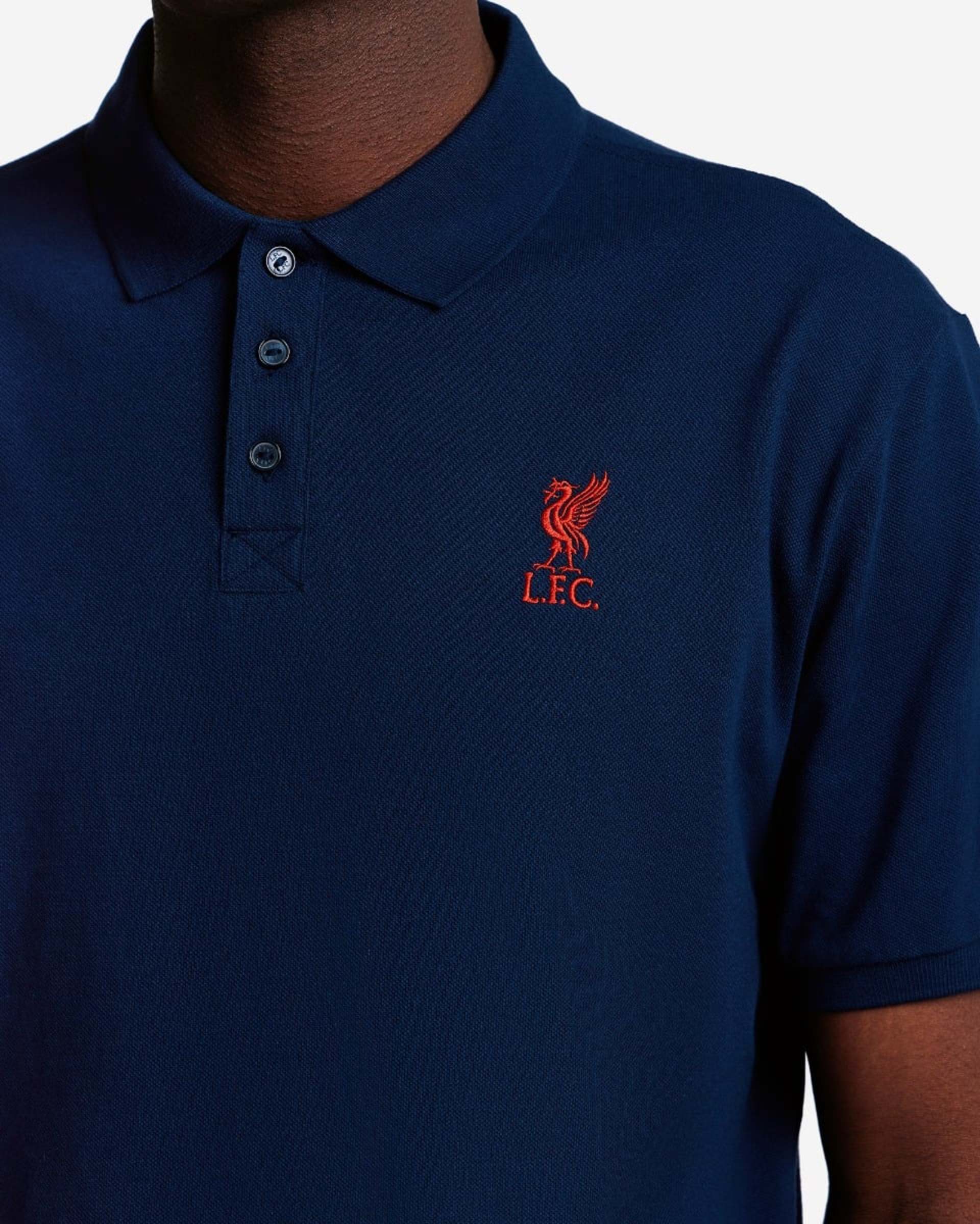 เสื้อโปโลบุรุษ LFC Conninsby สีกรมท่า - Image 2