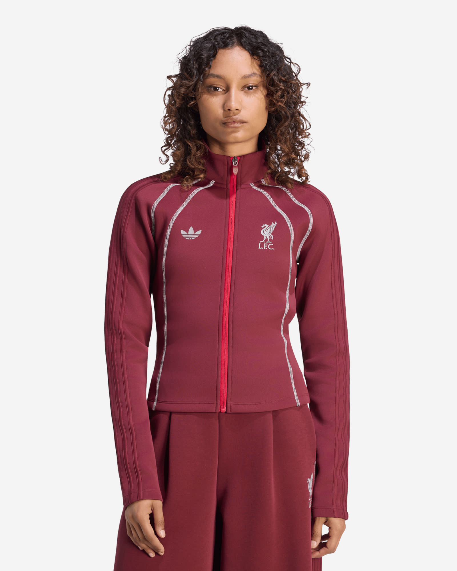 LFC adidas Womens Spacer Teamgeist 26 Track Top Red - Image 1