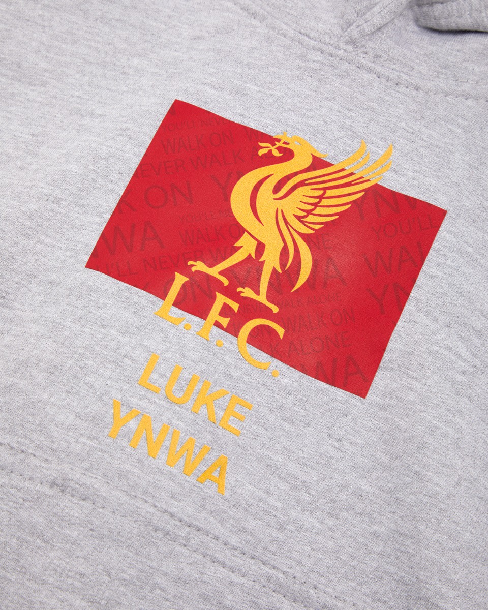 LFC Junior Liverbird 个性化灰色卫衣 - Image 3
