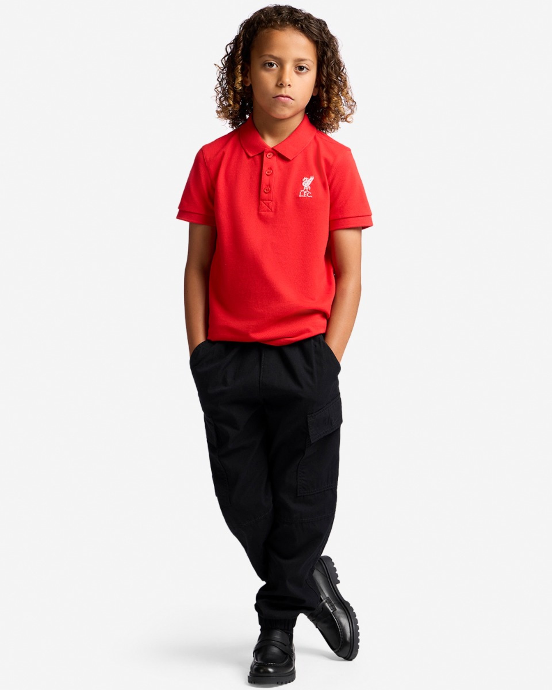 Polo LFC Juniors de manga corta rojo - Image 4