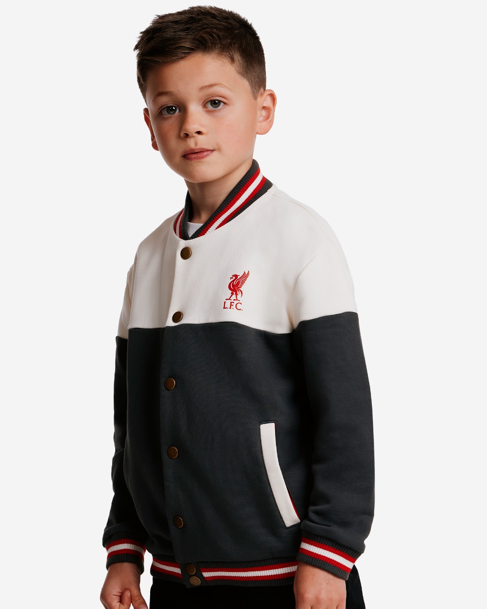 LFC Juniors Popper Jacket Graphite - Image 3