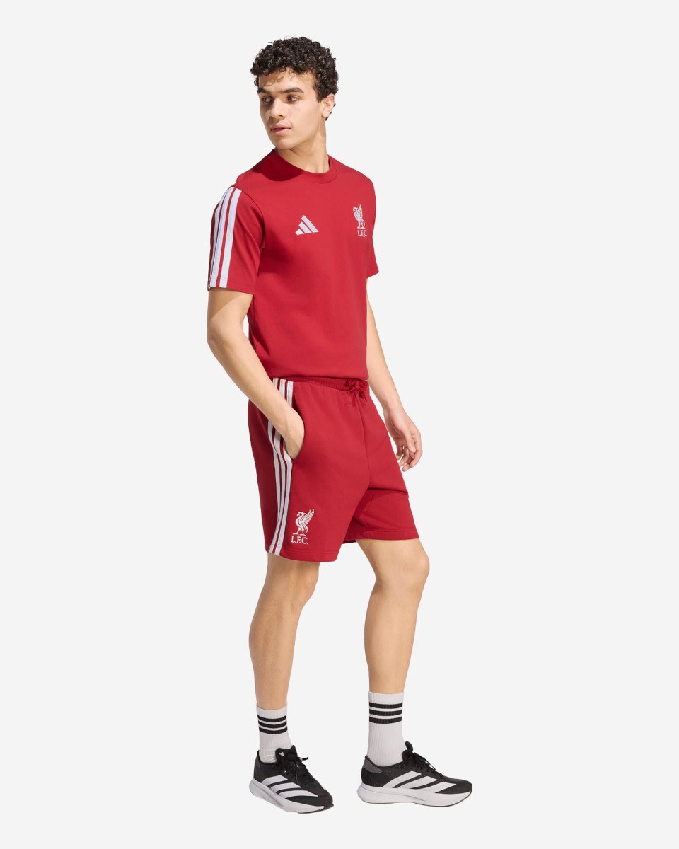 LFC adidas Adults 26/27 DNA Shorts Active Maroon - Image 3