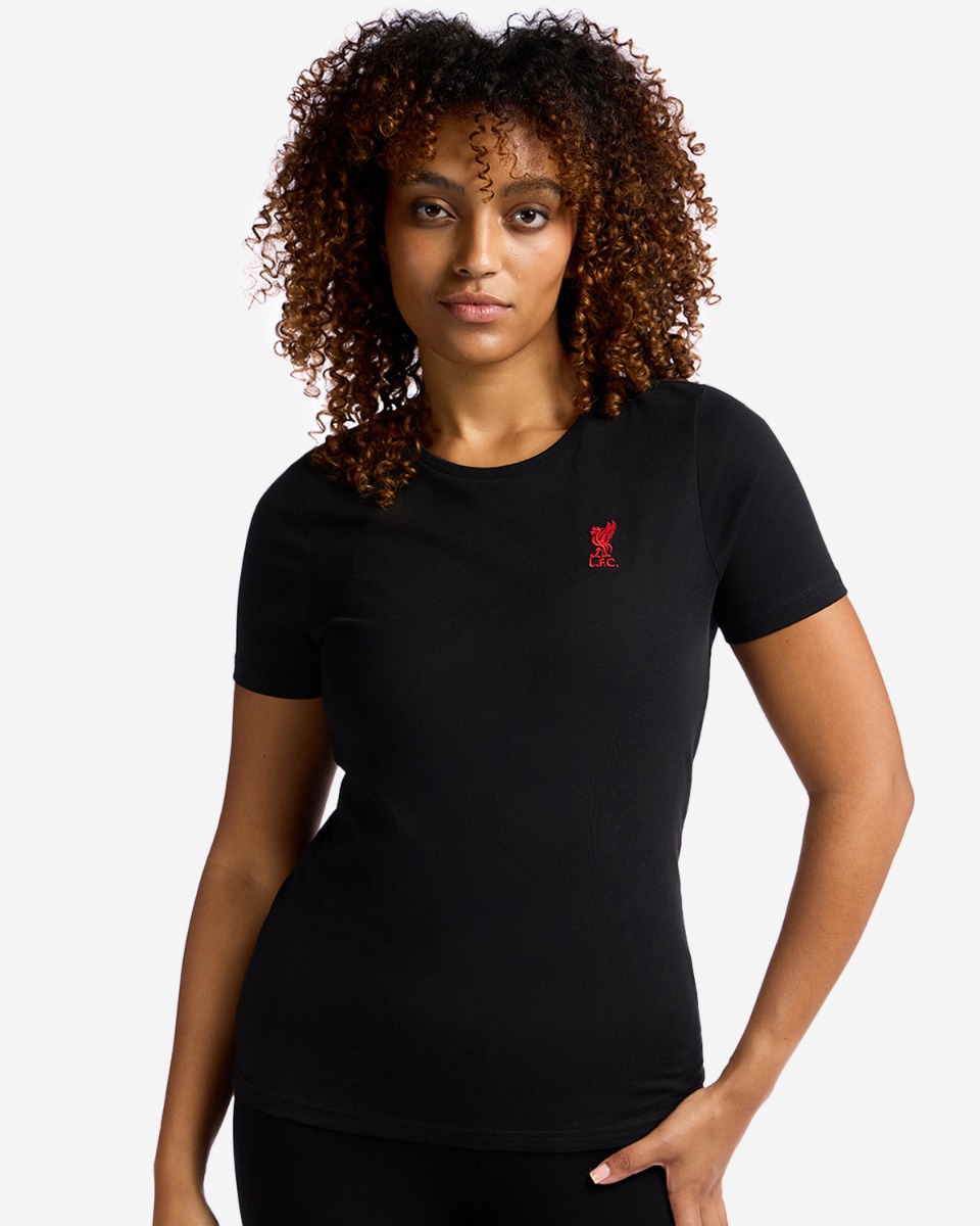 LFC レディースライバーバードTシャツブラック - Image 1