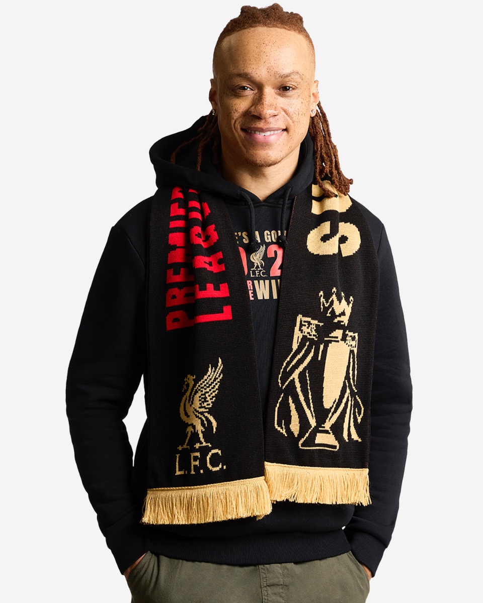 ผ้าพันคอ LFC EPL Champions 24/25 สีดำ - Image 1