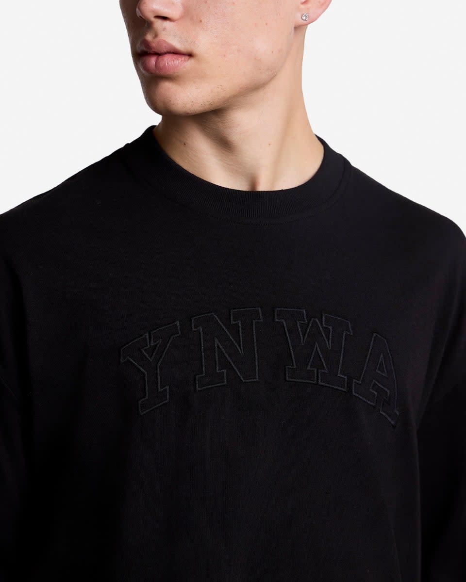 LFC Mens YNWA Applique Tee Black - Image 2