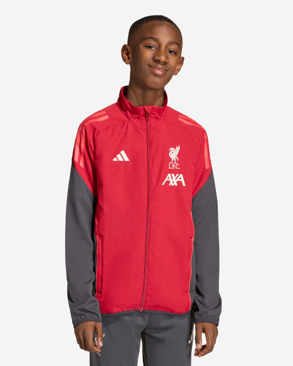 LFC adidas Juniors 25/26 Matchday Jacket Red - Image 1