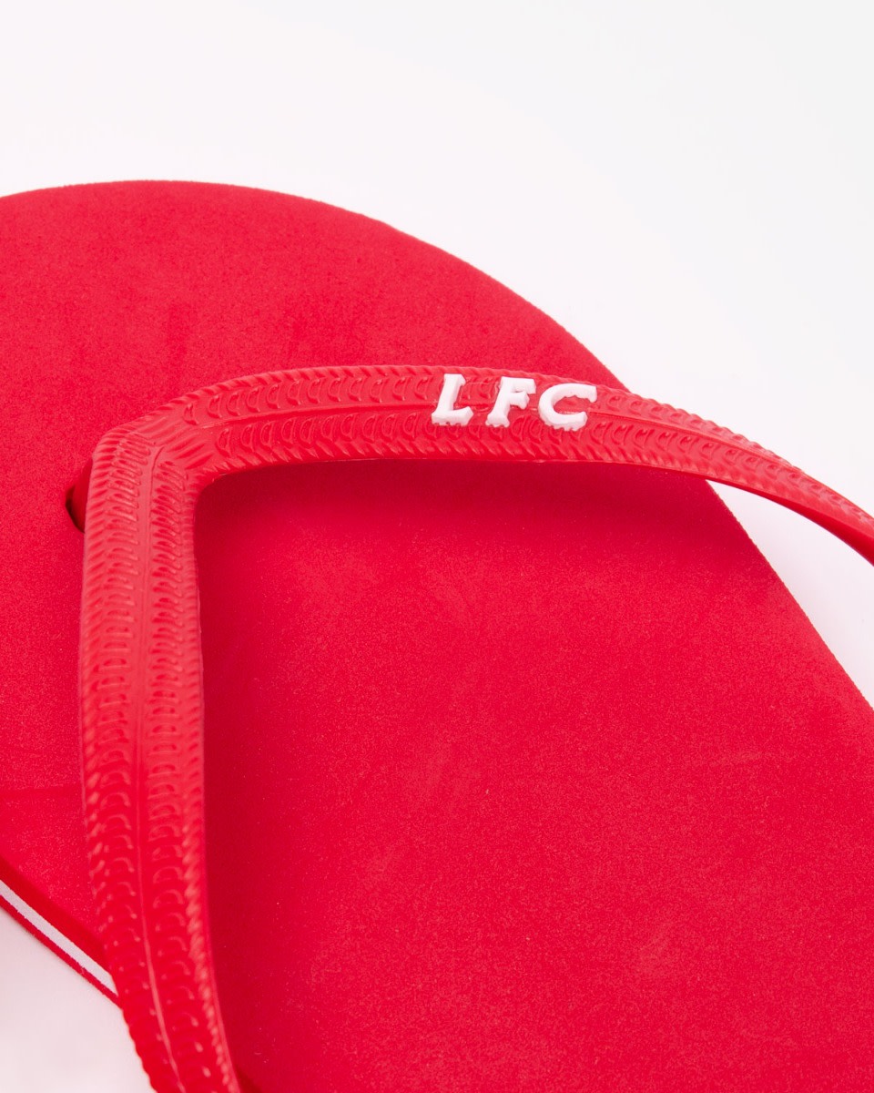 LFC Mens Flip Flops Red - Image 4