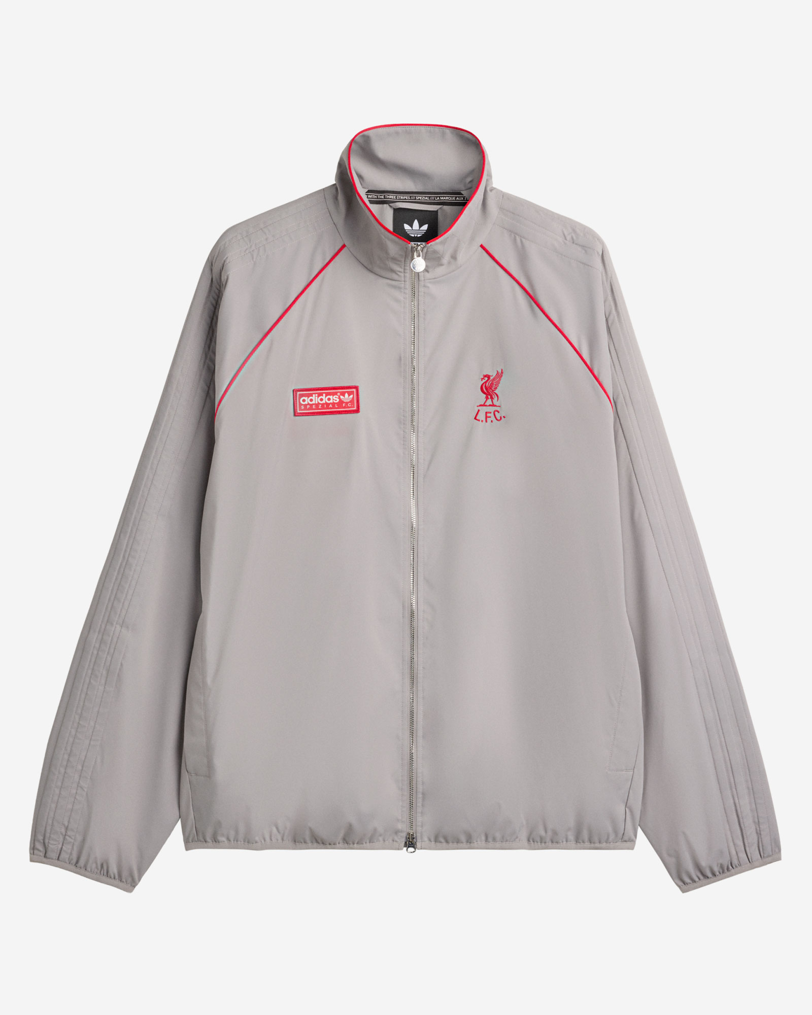 LFC アディダス SPZL メンズトラックトップダブグレー - Image 2