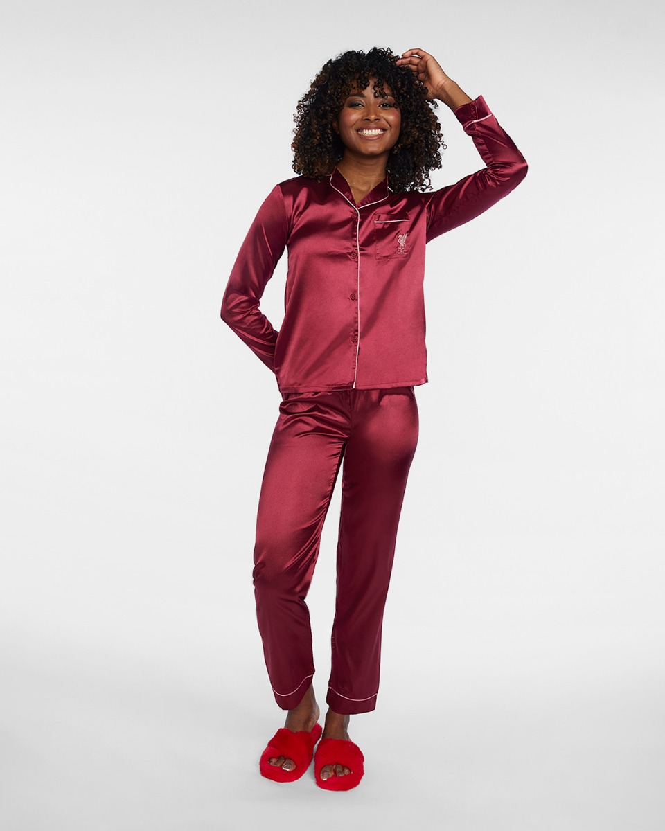 LFC Womens Satin PJ Set - Image 3
