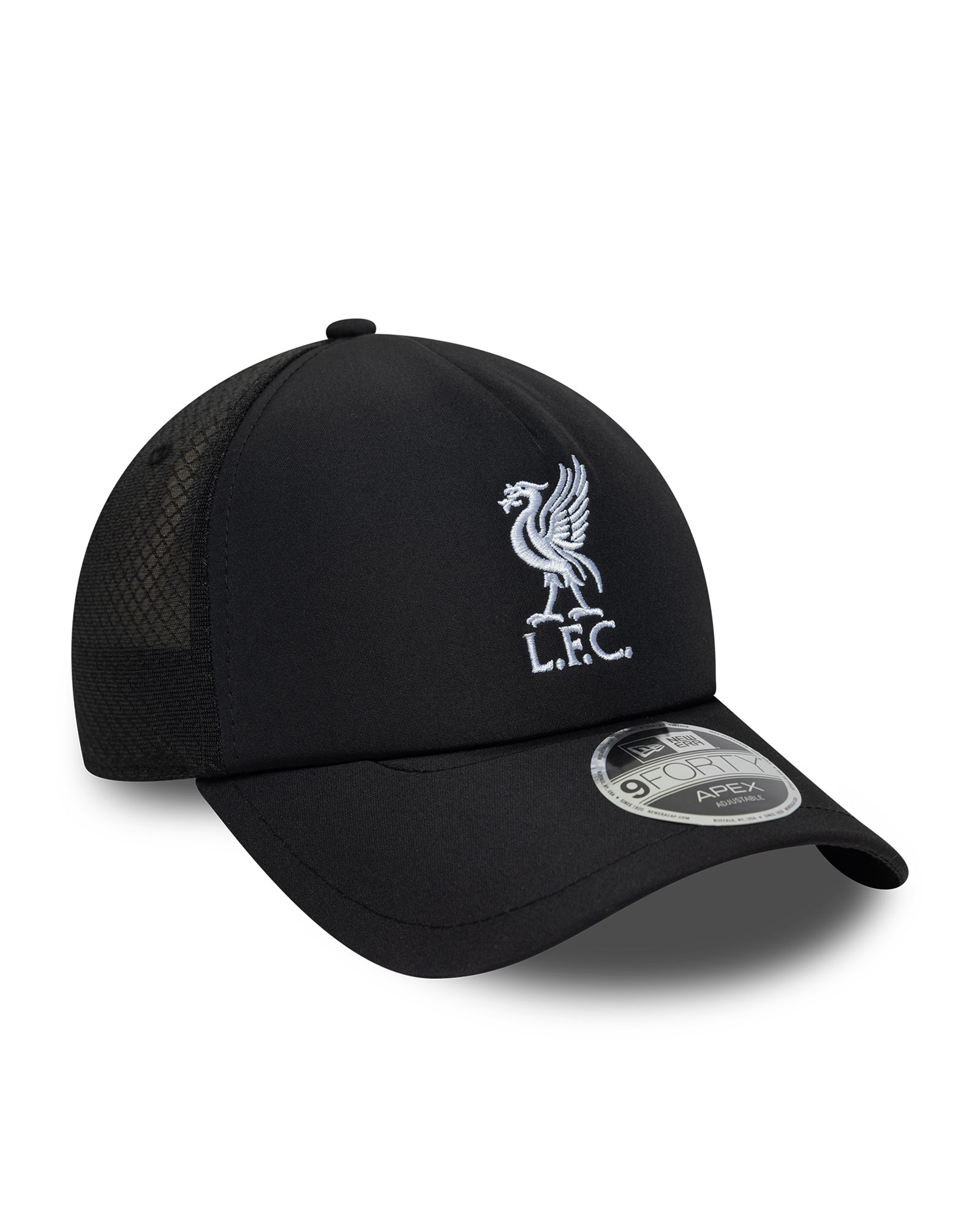 LFC 뉴 에라 성인용 Fw 폴리 에이펙스 캡 블랙 & 화이트 - Image 2