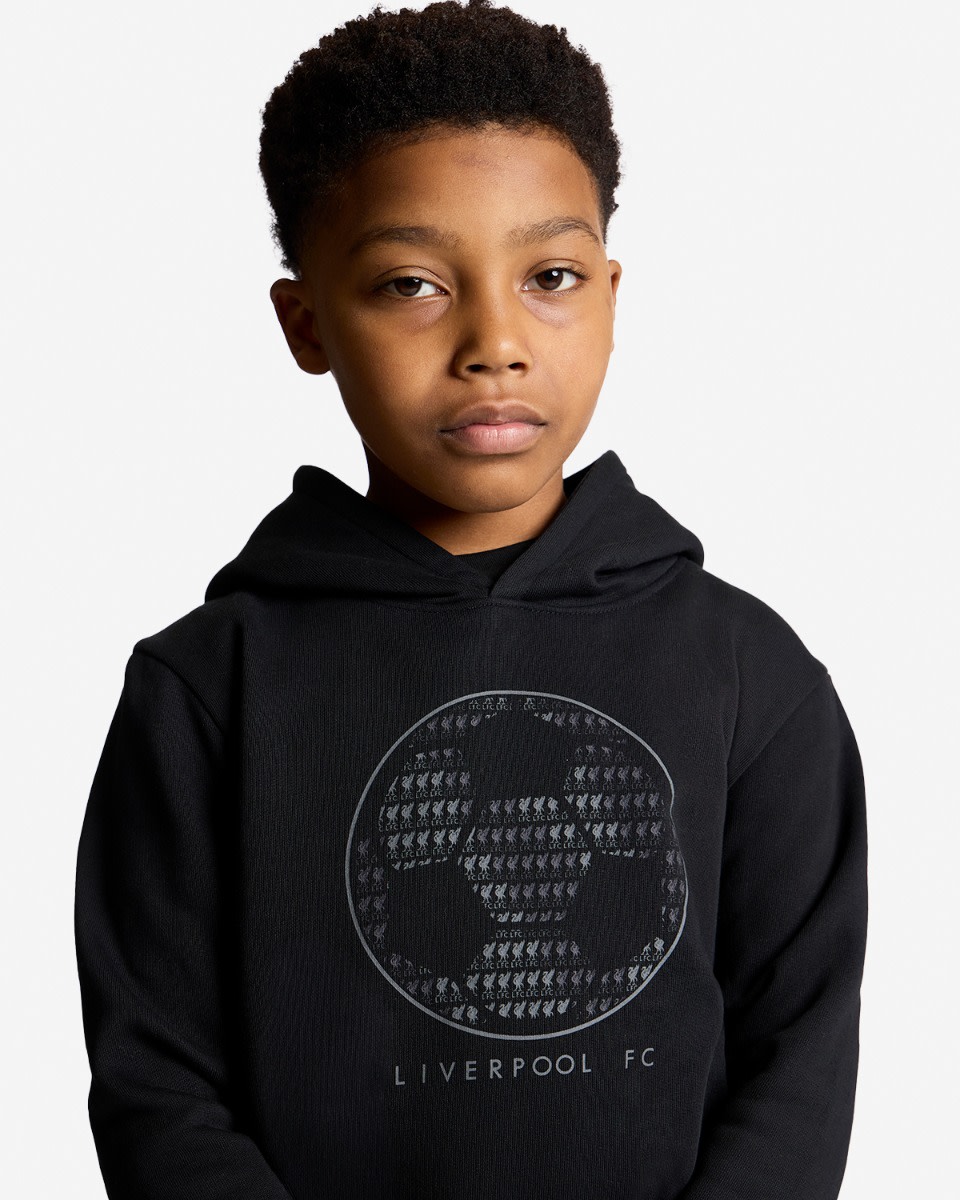 LFC Infants Liverbird Ball Hoody Svart - Image 3