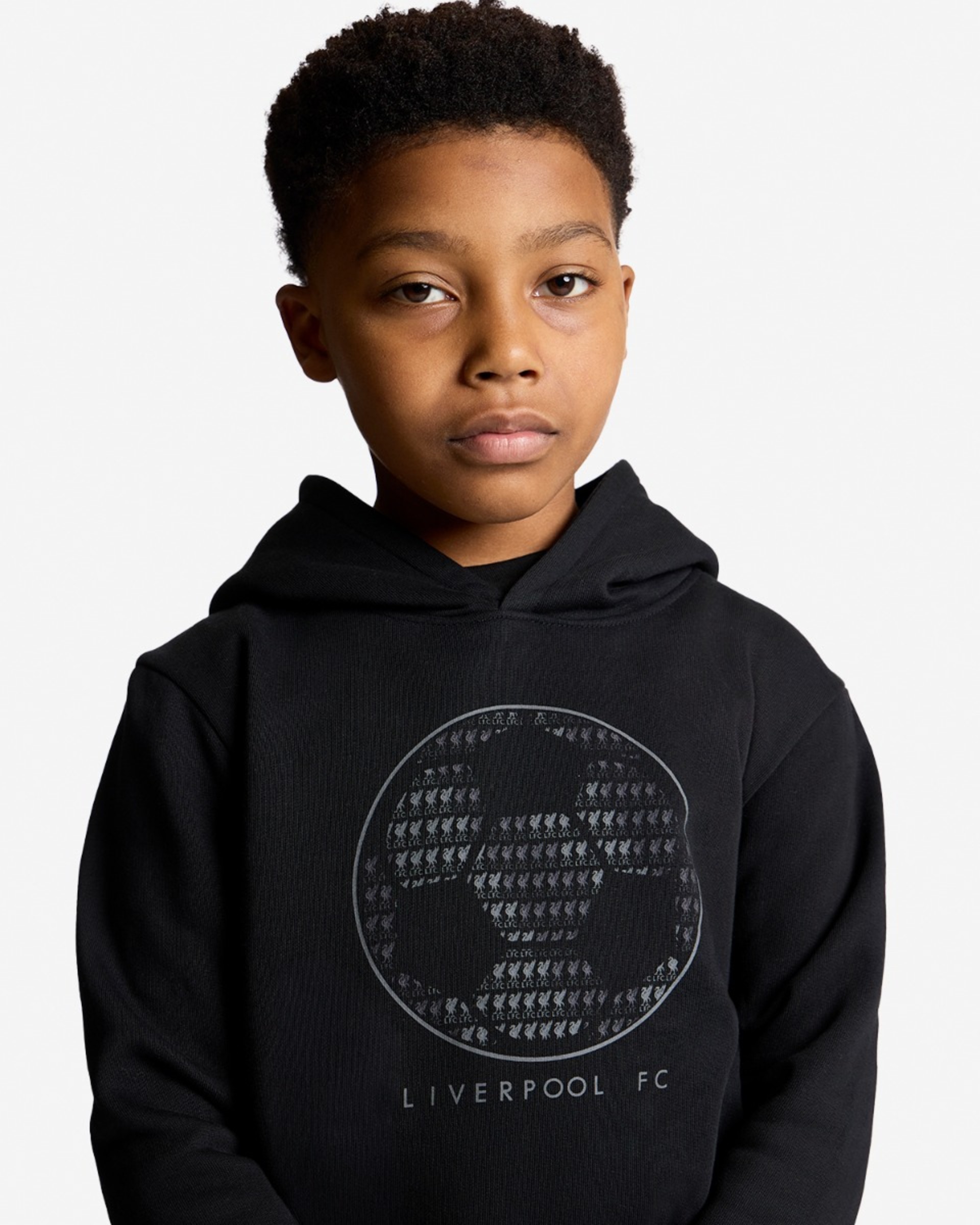 LFC Liverbird Ball-Kapuzenpullover für Kleinkinder, Schwarz - Image 3