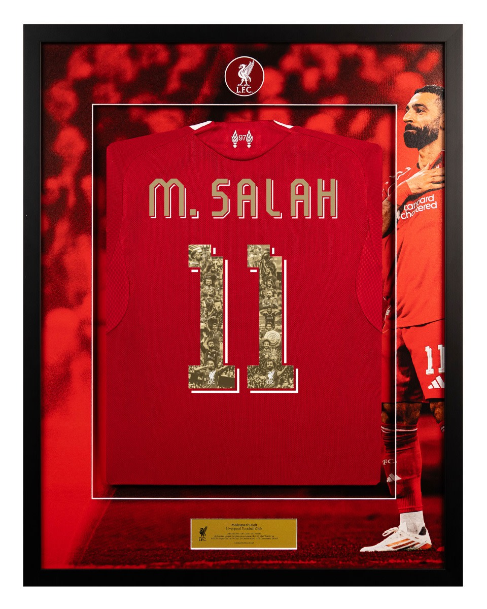 LFC indrammet 25/26 Salah Hero skjorte - Image 1