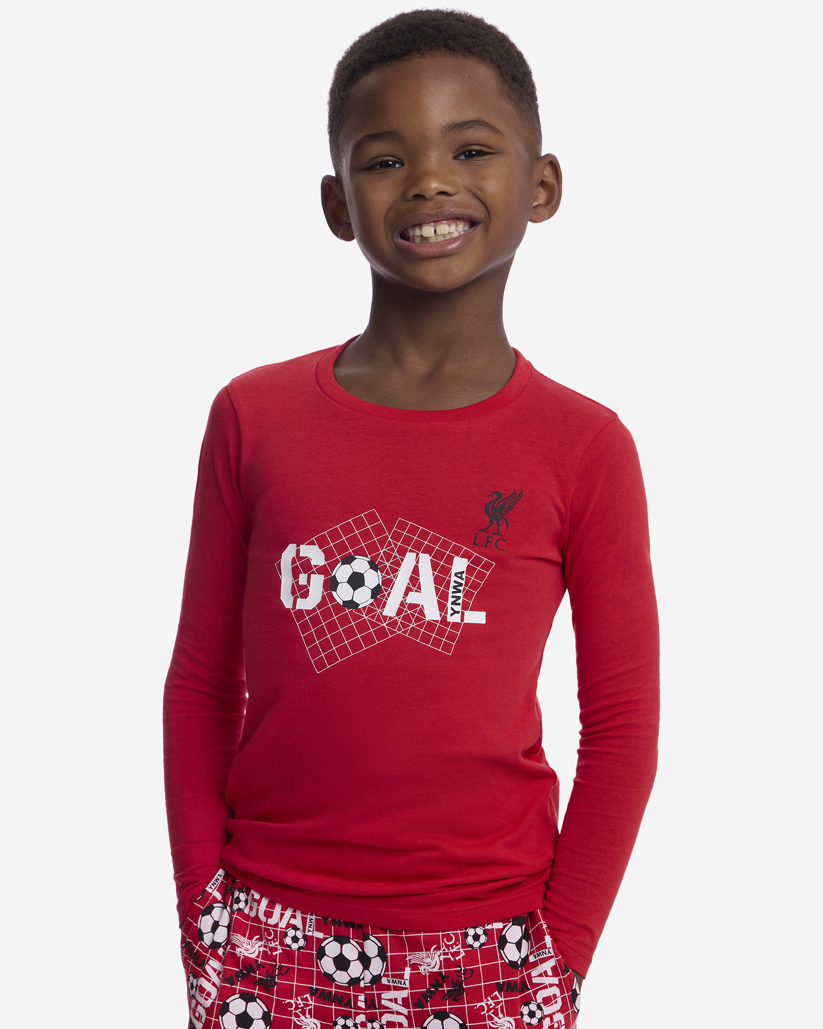 LFC Babies Goal Long Pyjamasset Röd - Image 1