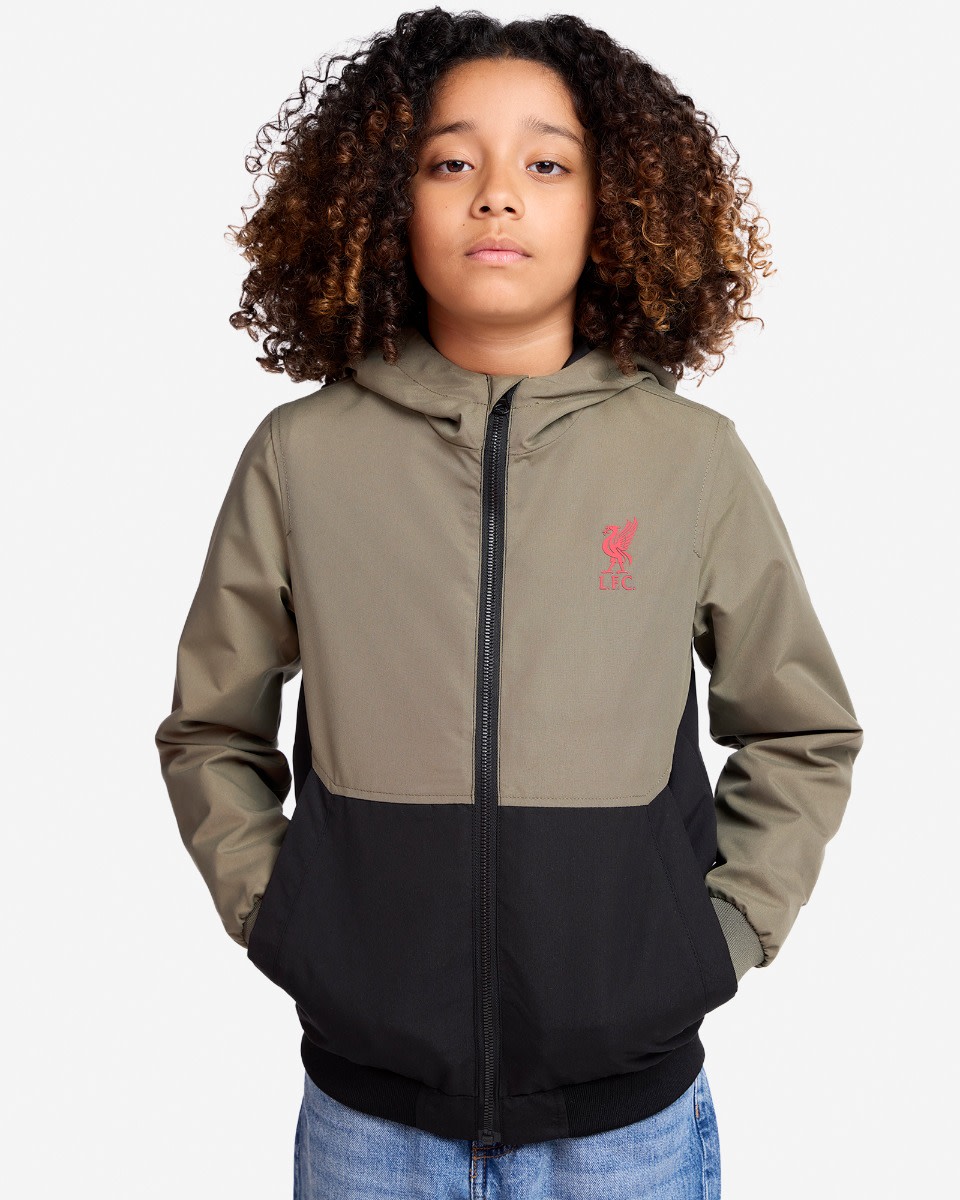 Coupe-vent LFC Juniors Colour Block, kaki - Image 1