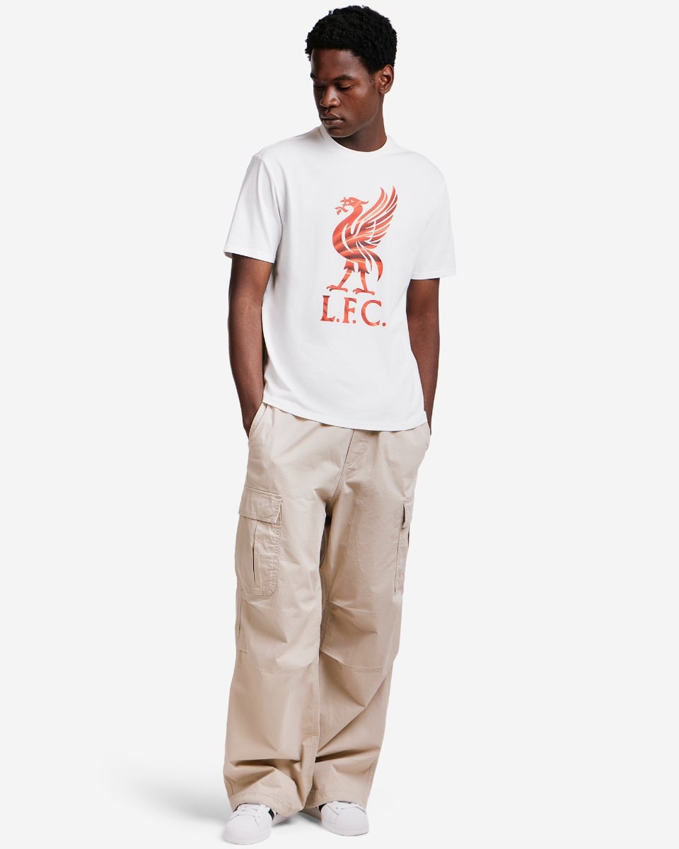เสื้อยืดสวิร์ลลิเวอร์เบิร์ดผู้ชาย LFC สีขาว - Image 1
