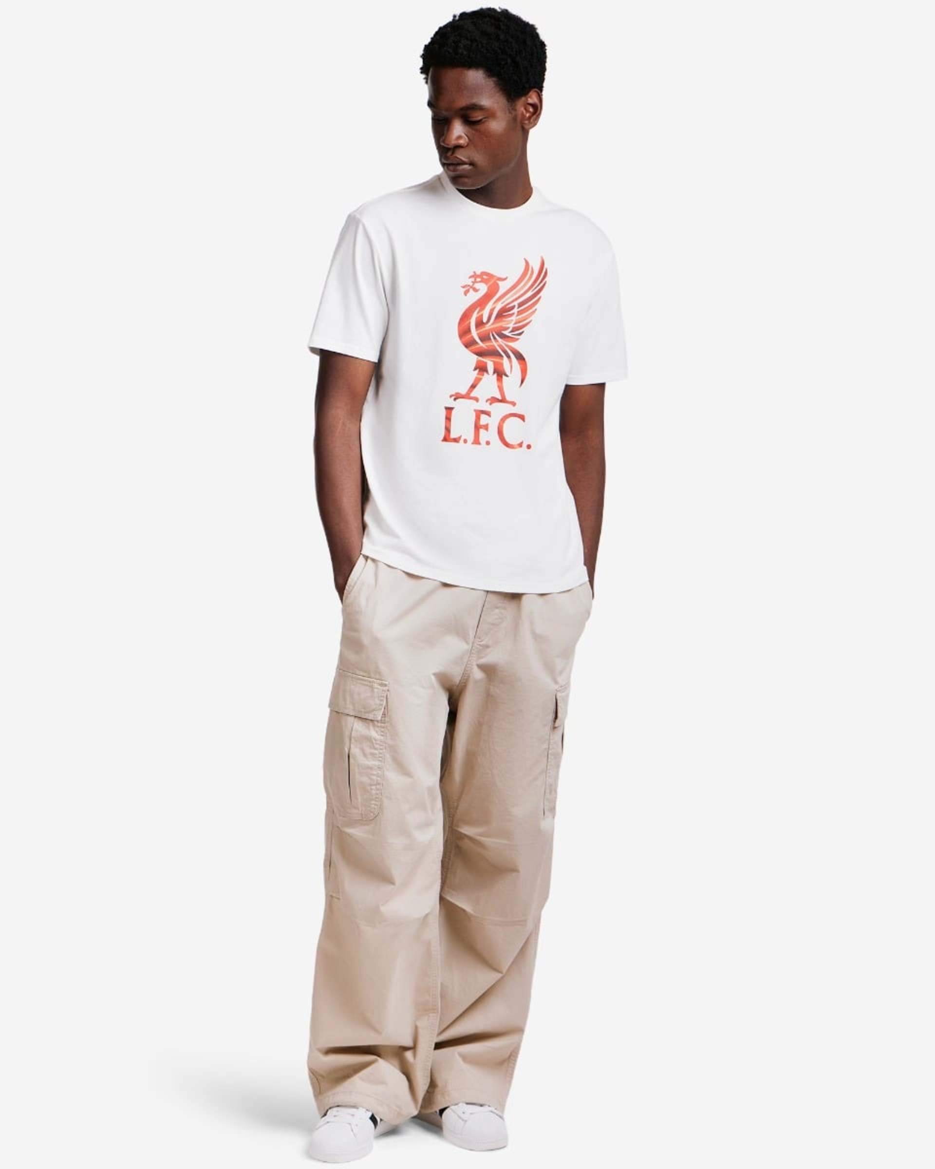 LFC Herre Liverbird Swirl Tee Hvid - Image 1