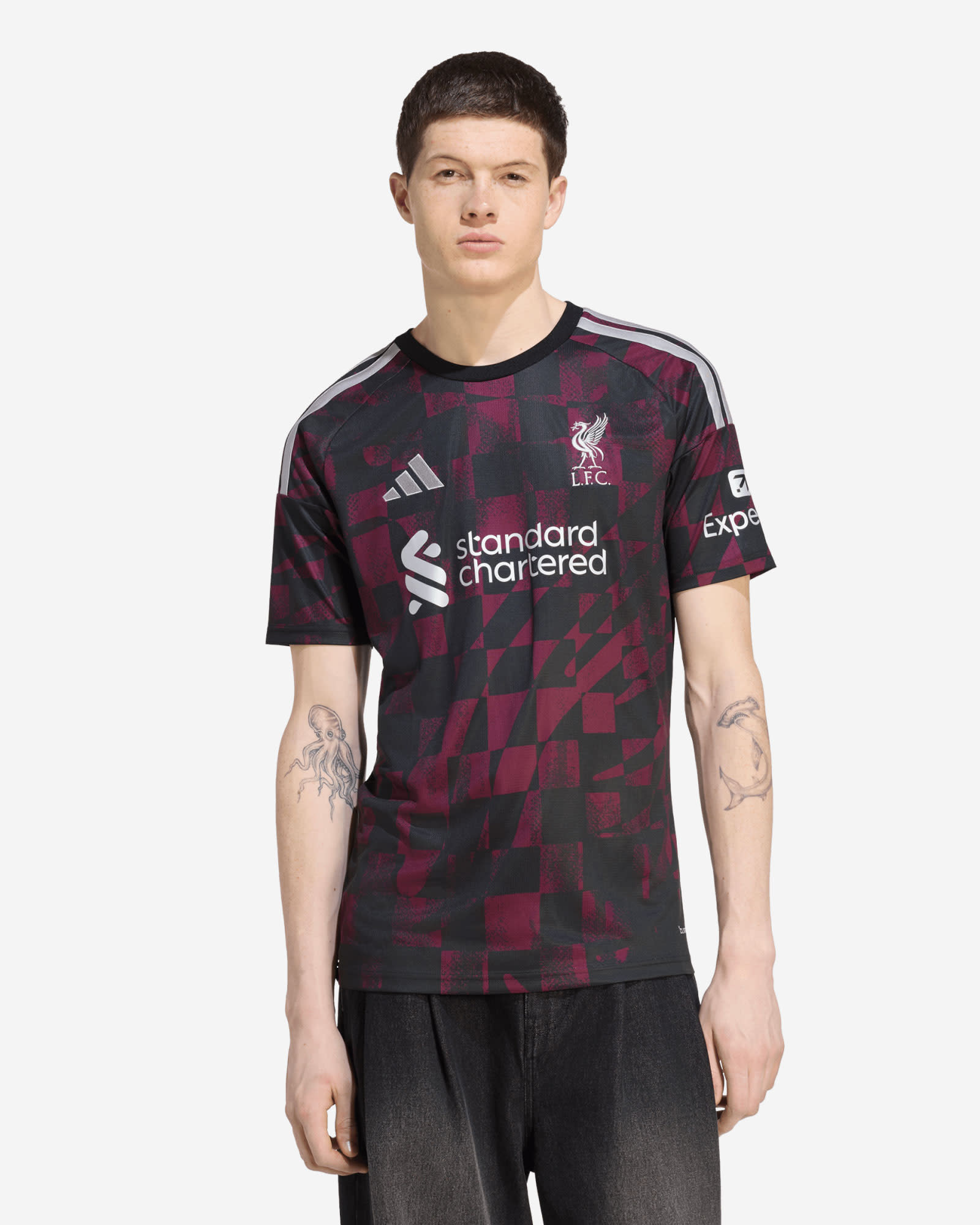LFC adidas Mens 26/27 Third Jersey - Premier League - B.BARCOLA-29 - Image 1