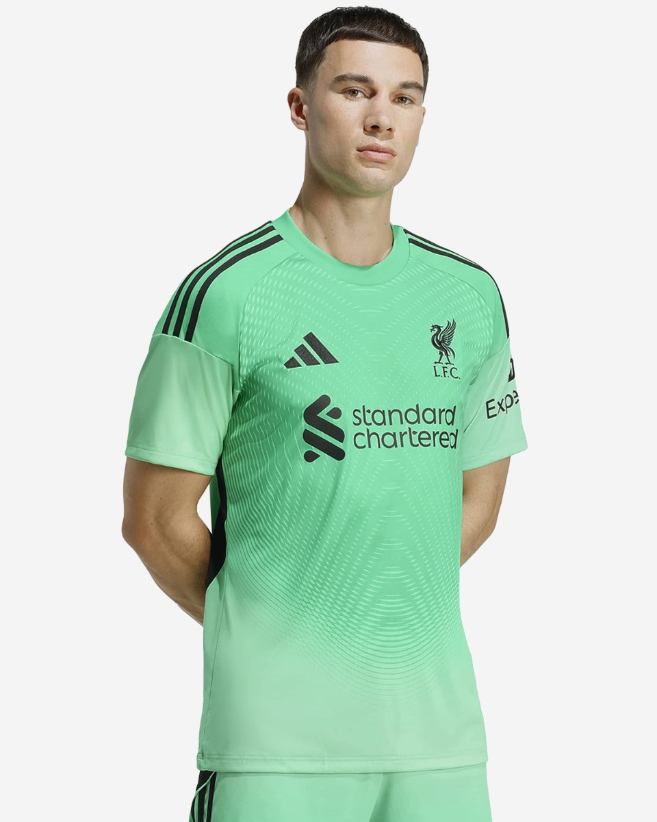 LFC adidas Mens 25/26 Home Short Sleeve Goalkeeper Jersey