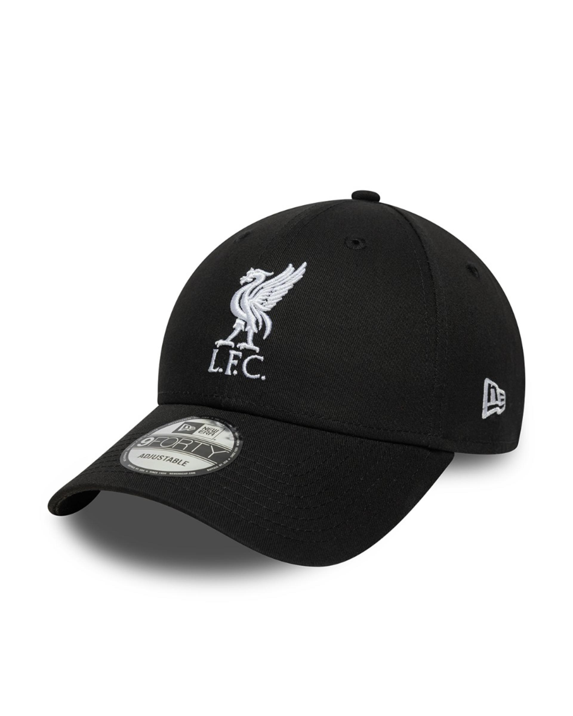 LFC New Era 9FORTY Liverpool Kasket Sort - Image 1