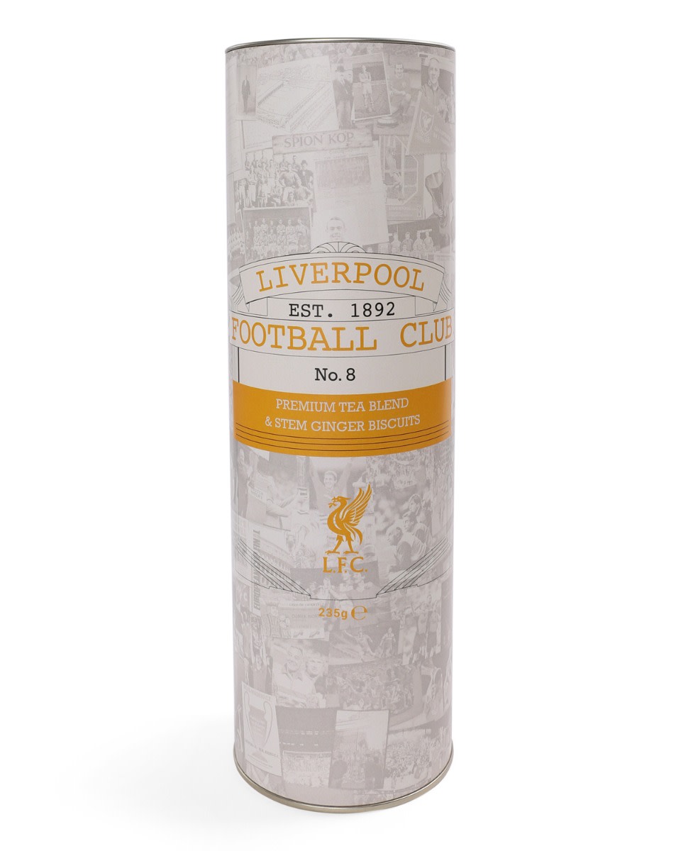 LFC Tin Tea & Ginger Biscuits - Image 1
