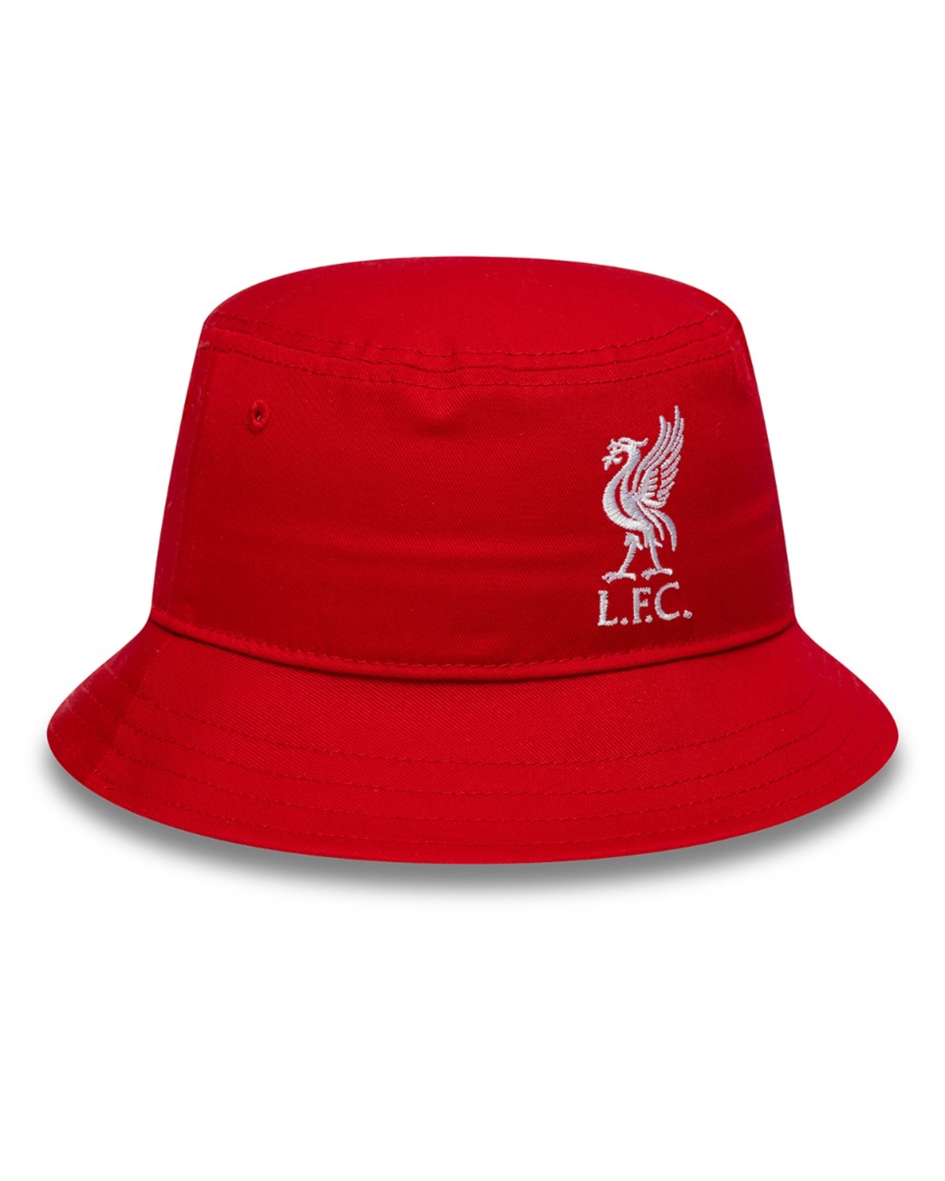Chapeau LFC New Era Liverbird CORE BUCKET pour enfants, rouge - Image 3