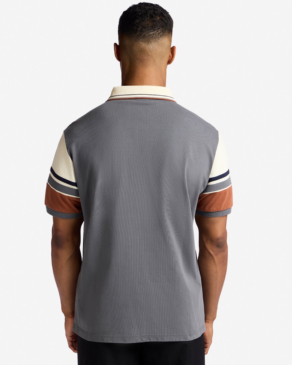 LFC Herr Stripe Polo Grå - Image 2