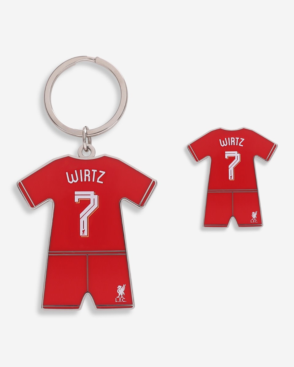 LFC 25/26 Wirtz märke & nyckelring set - Image 1