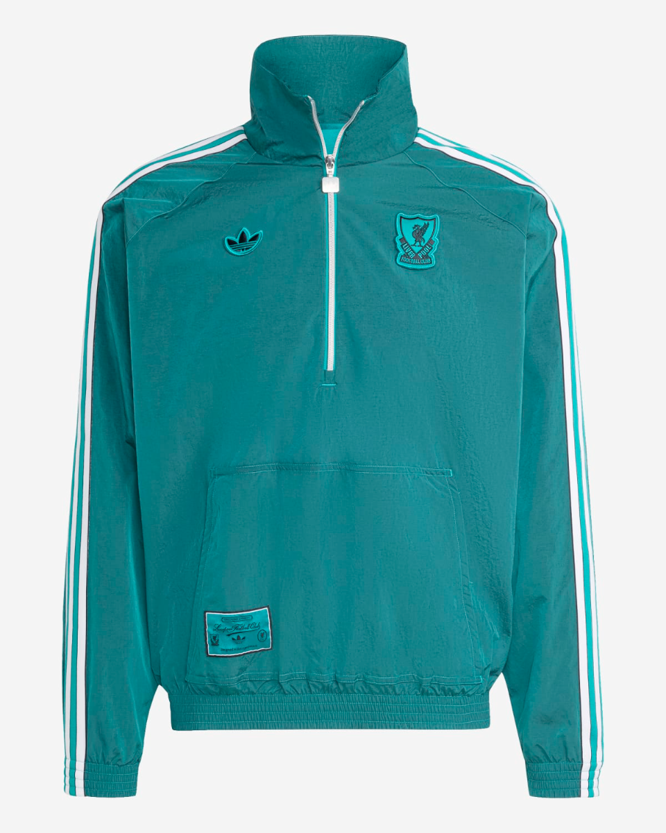 LFC adidas Mens 25/26 Icons Half-Zip Jacket