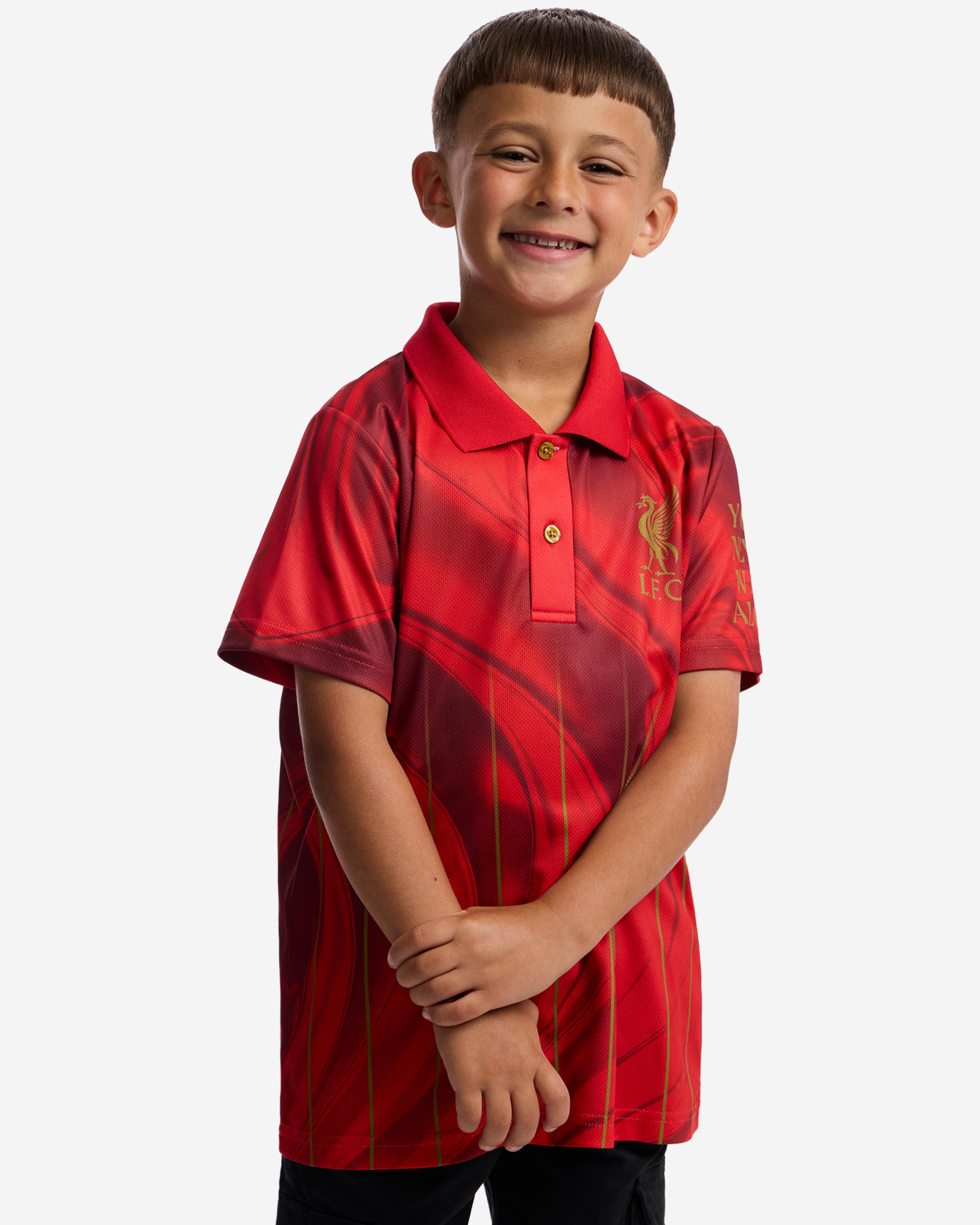 Camiseta con dardos LFC X Unicorn Juniors, color rojo - Image 1