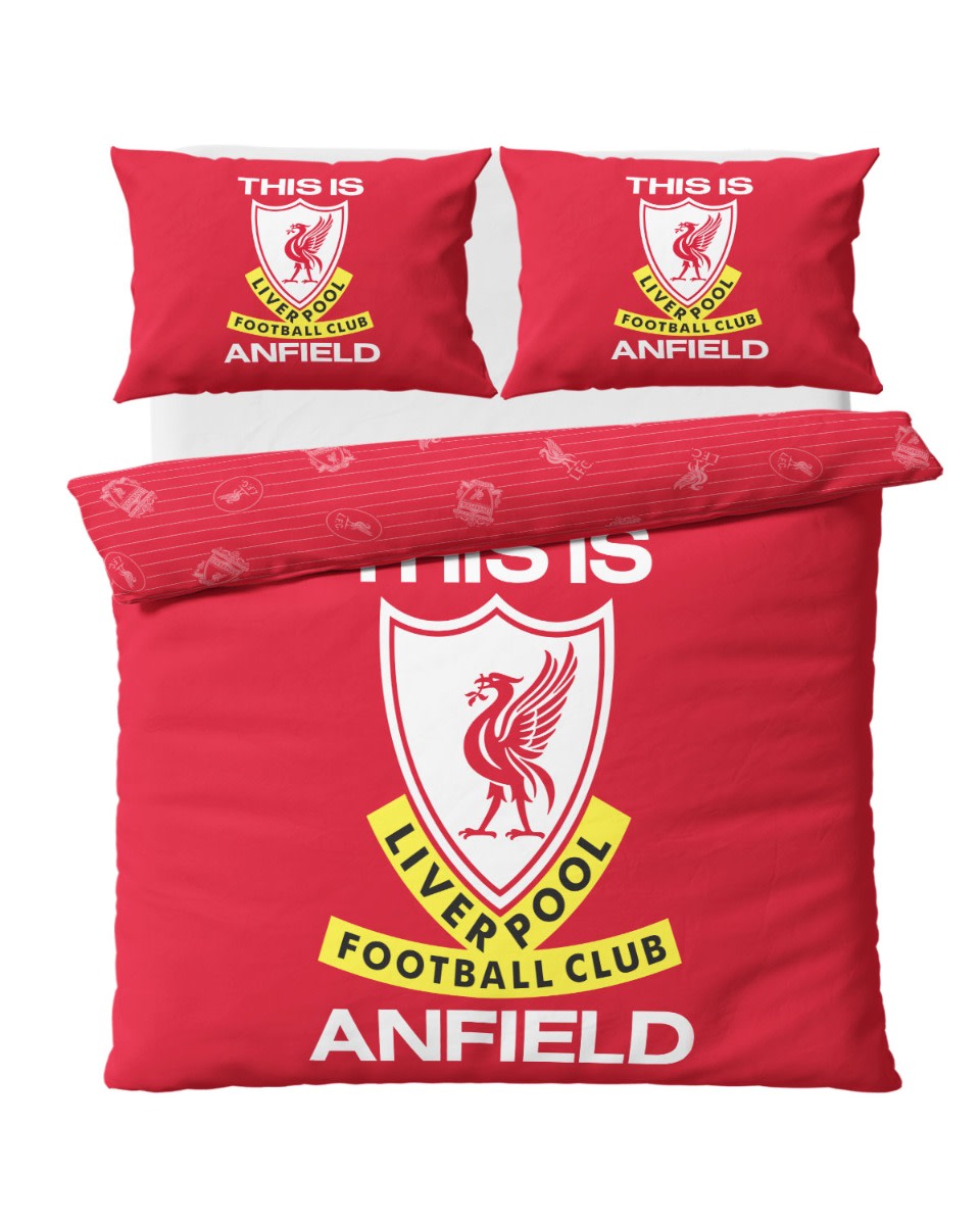 LFC This Is Anfield Dobbelt Dynesæt Rød - Image 1