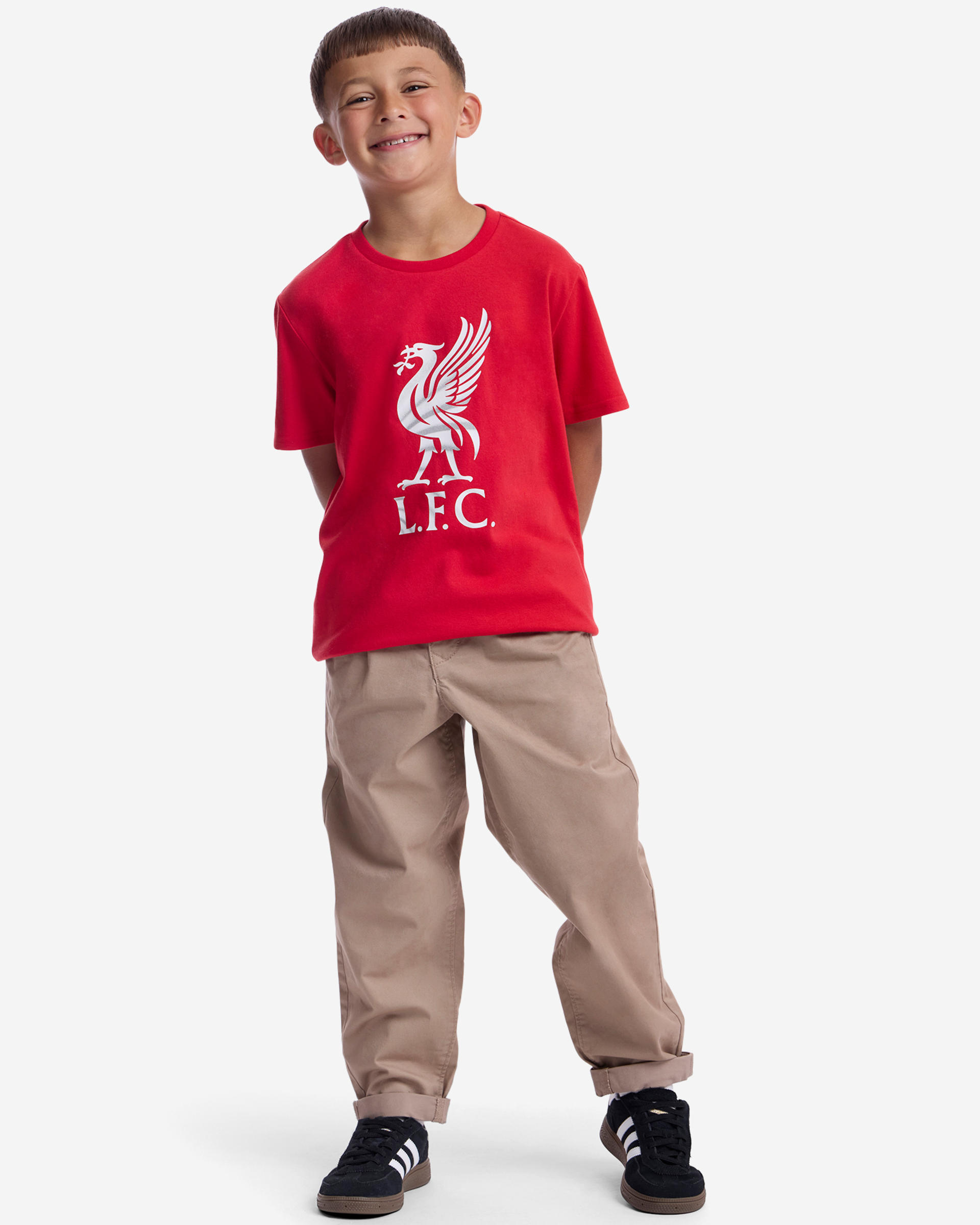Camiseta Liverbird Wing de LFC Juniors, roja - Image 3