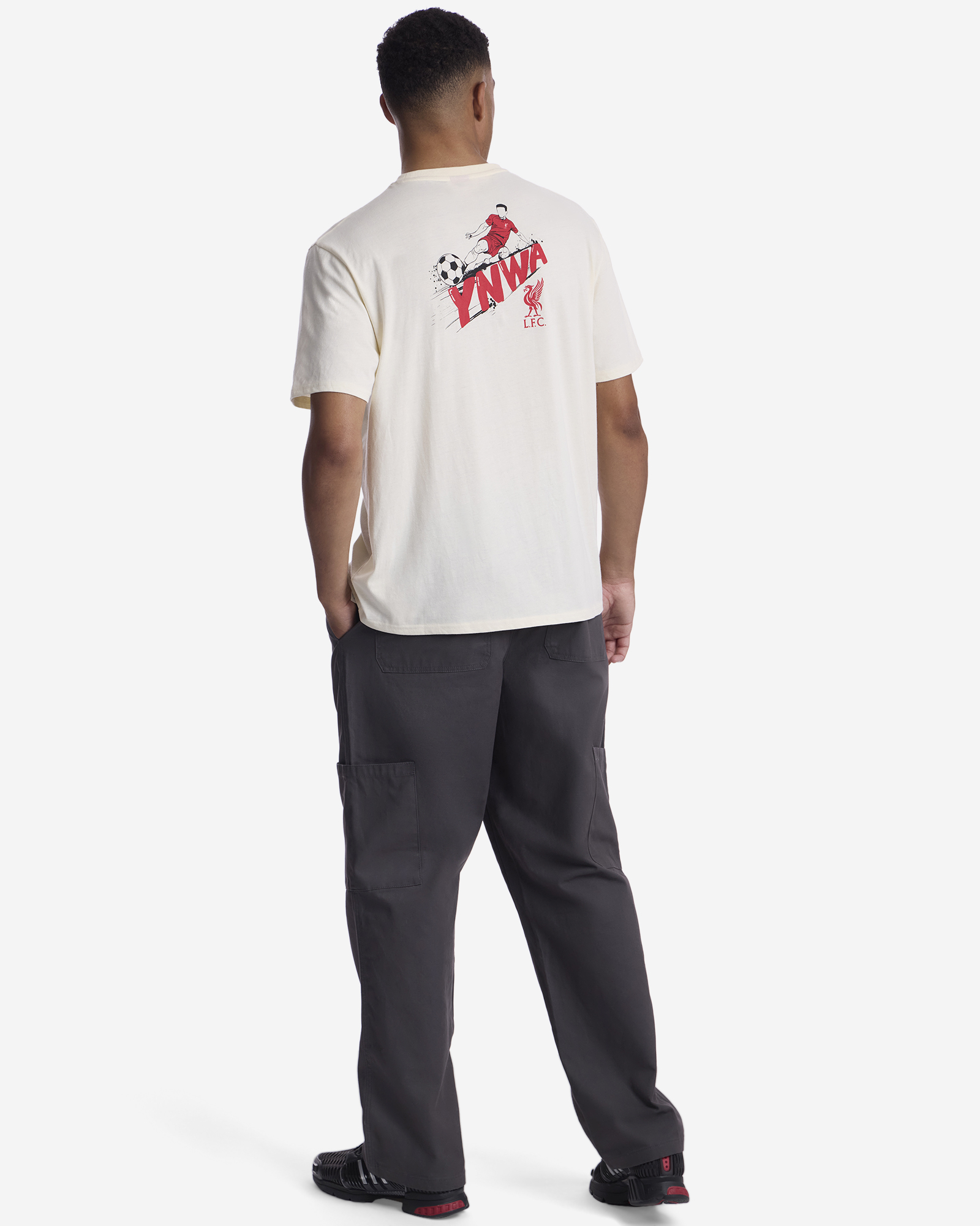 LFC Mens YNWA Tee Ecru