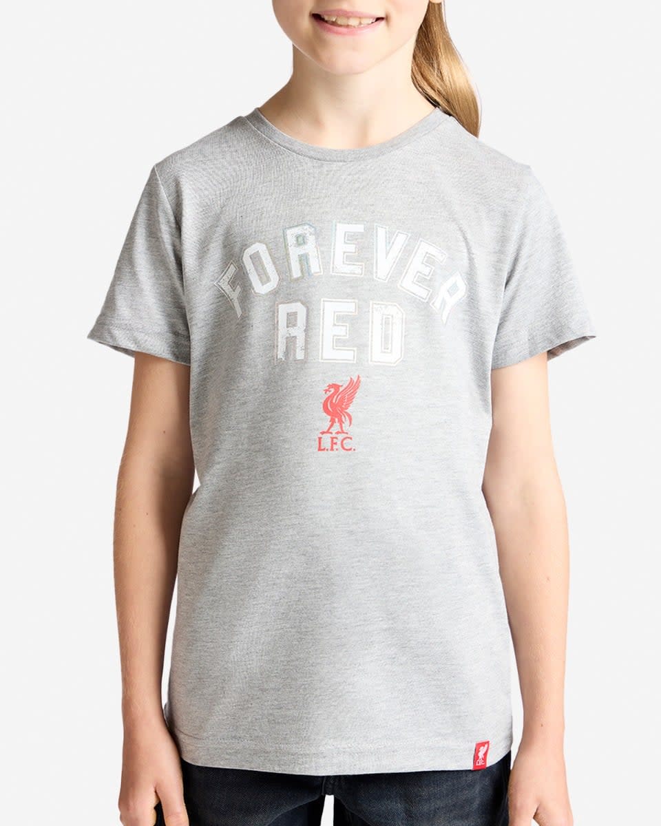 LFC Infants Forever Red Tee Grey Marl - Image 2