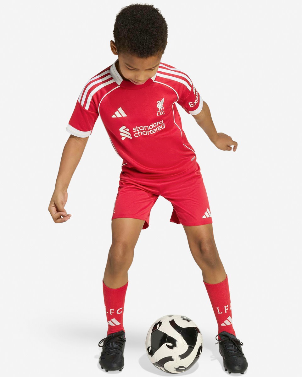 LFC adidas Kids 25/26 Home Mini Kit - Image 4