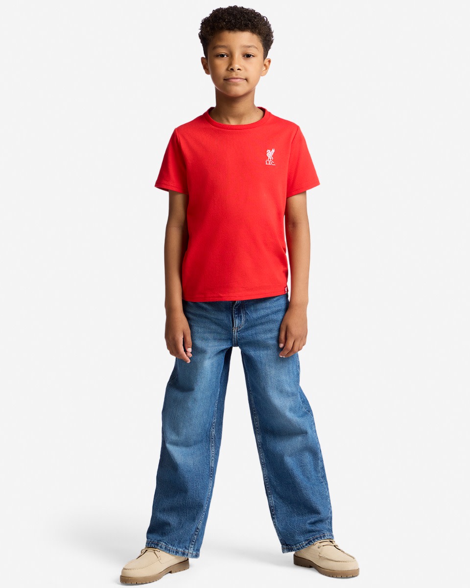 LFC Juniors Liverbird Emblem T-Shirt Rot - Image 3