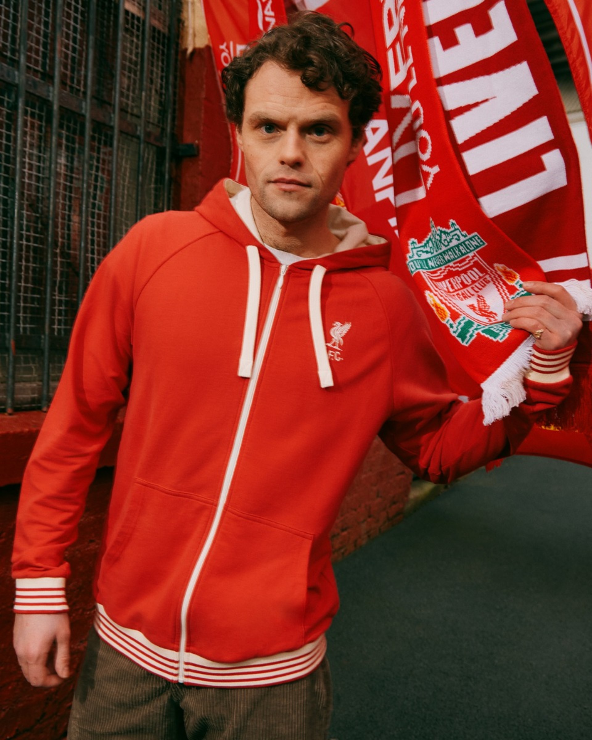 LFC Herre Shankly Zip Through hættetrøje rød - Image 1