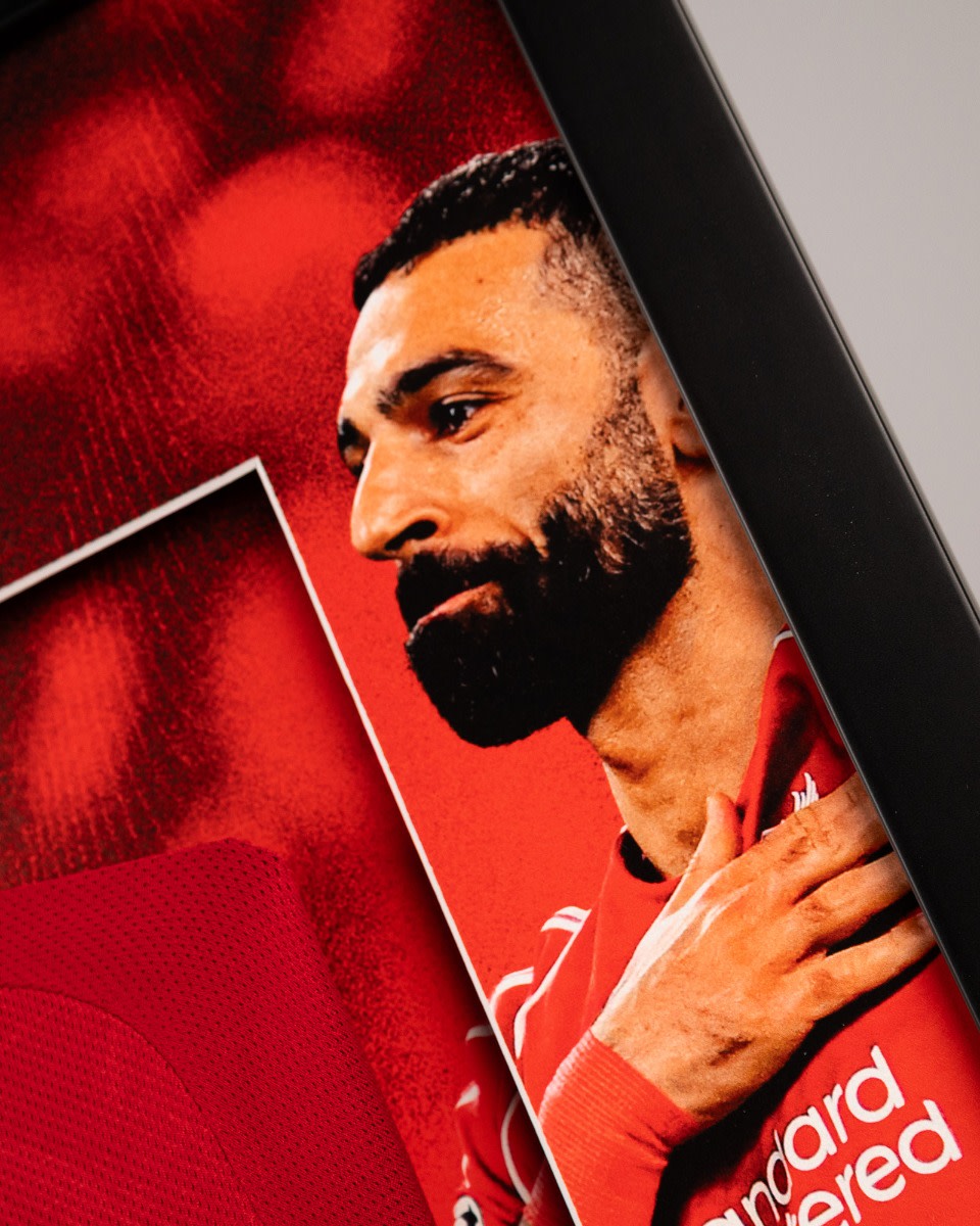 LFC indrammet 25/26 Salah Hero skjorte - Image 3